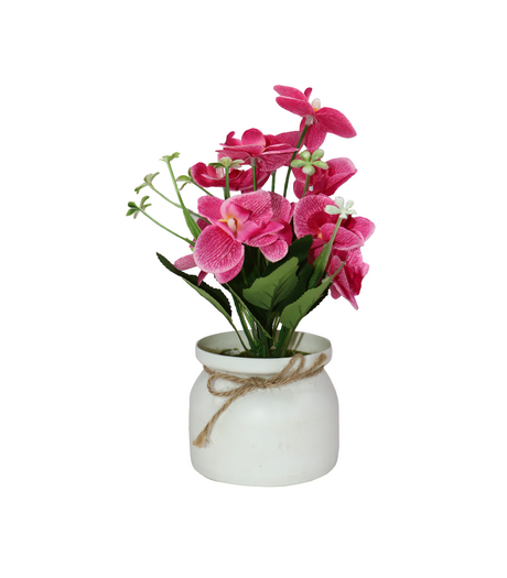 PINK FLOWER WITH PLASTIC POT CHINA 061