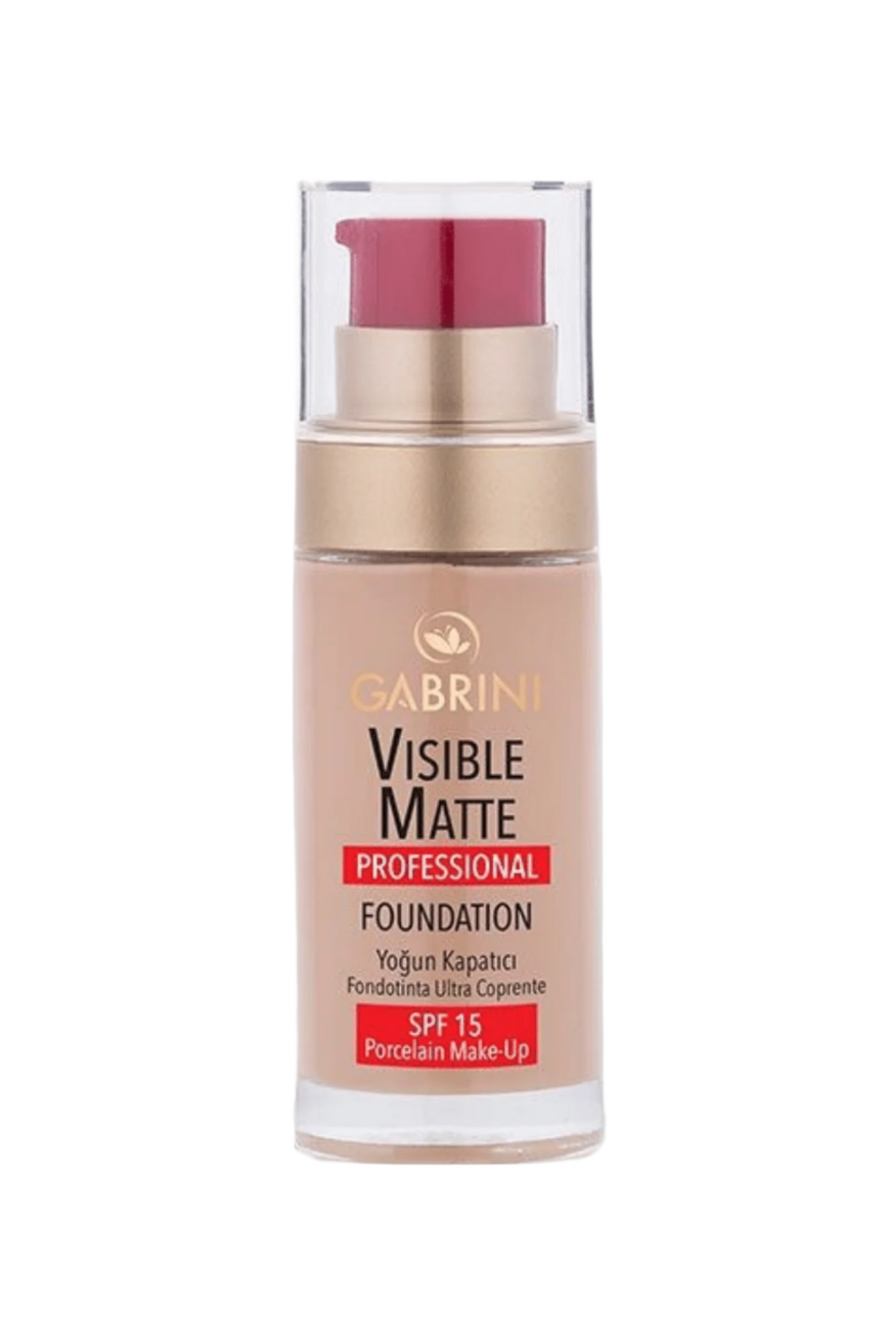 gabrini foundation visible matte 01 30ml