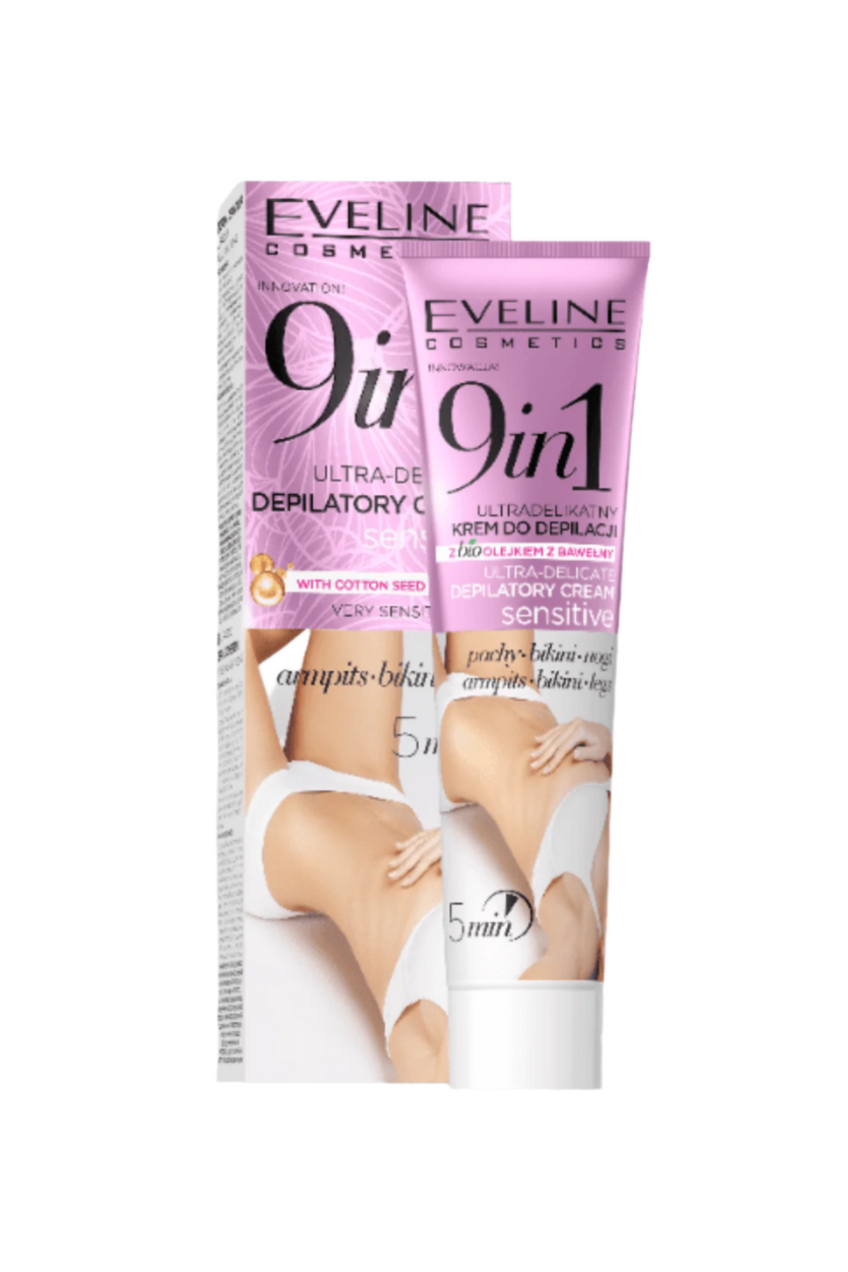 eveline cream ultra delicate  depilatory 9in1 125ml