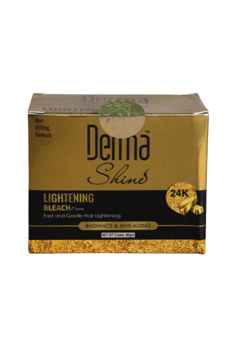 derma shine lightening bleach cream 24k 60g