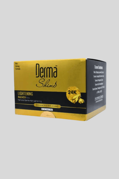 derma shine lightening bleach cream 24k 90g