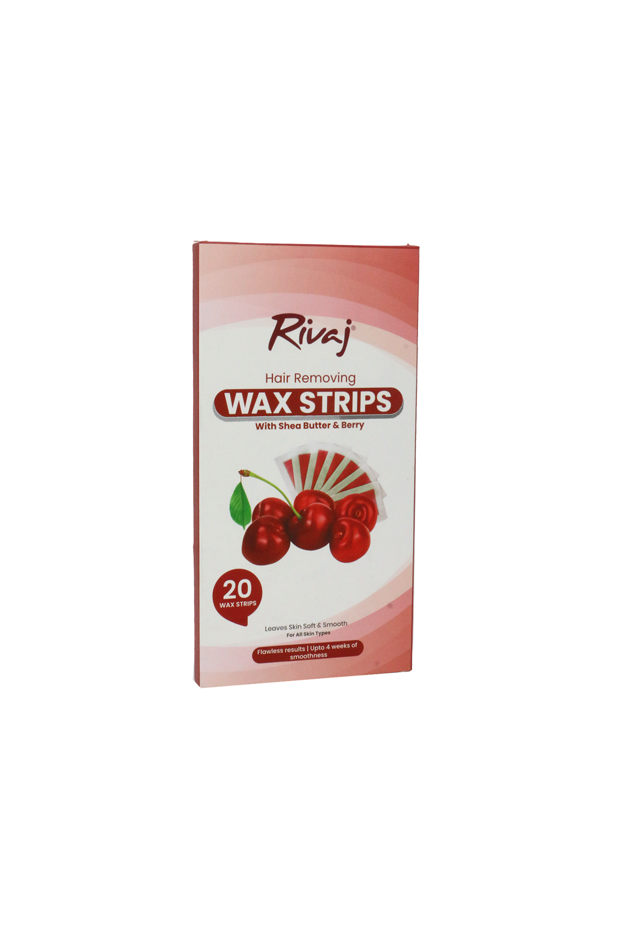 rivaj uk body wax strips shea butter& berry 20p