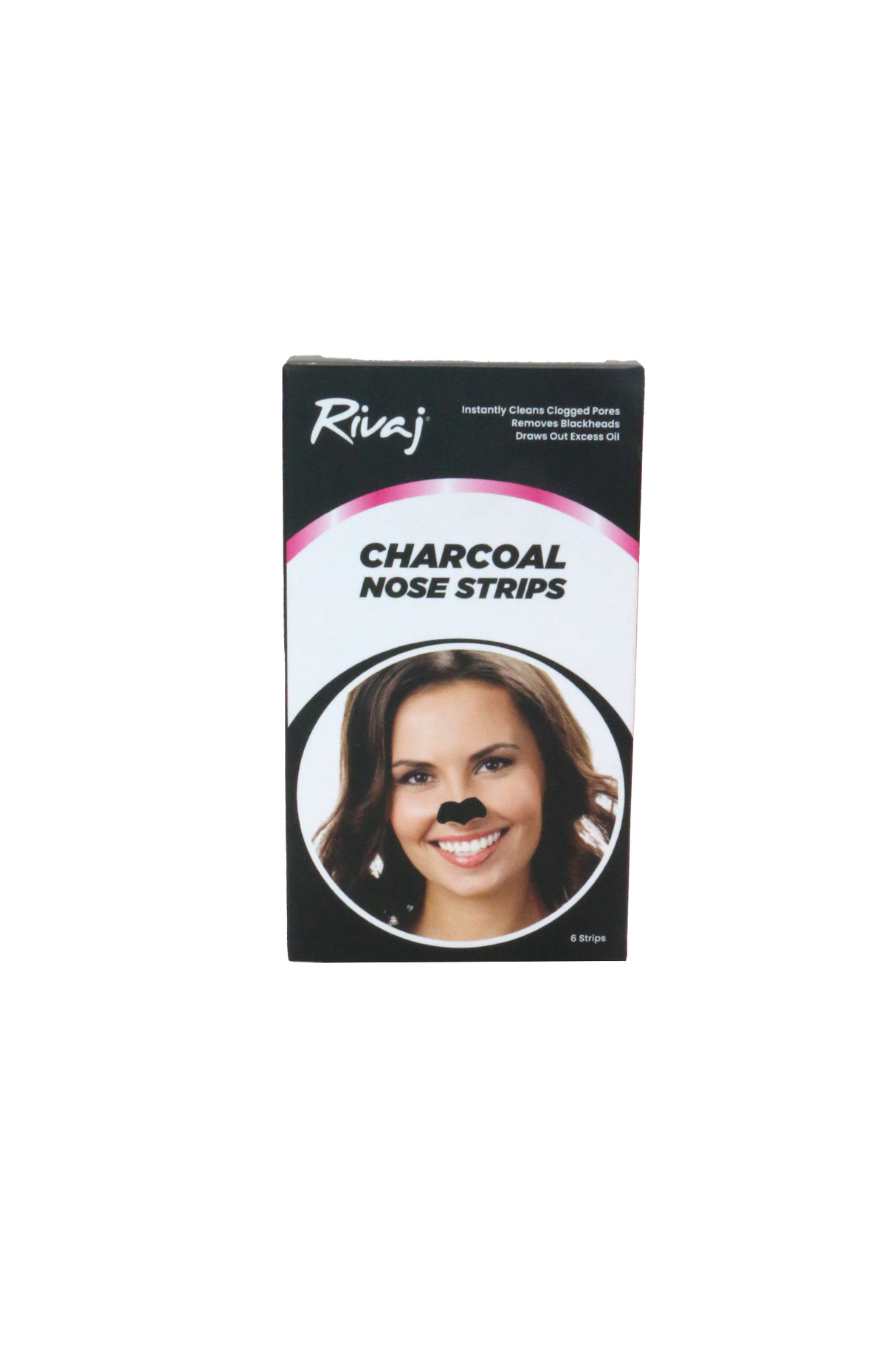 rivaj nose strip charcoal 6p