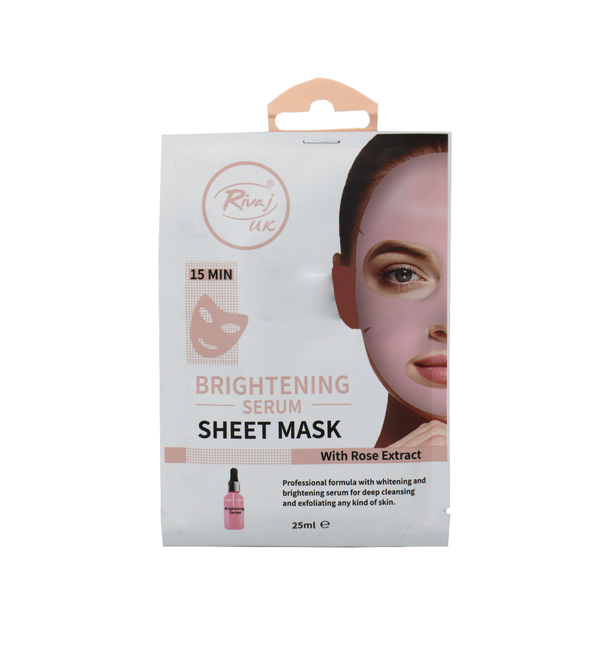 rivaj sheet mask brightening 25ml