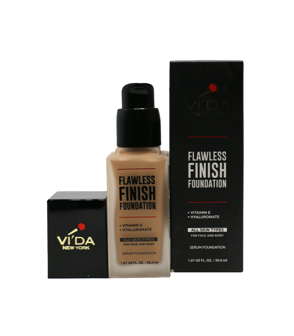 vida foundation flawless finish 301 30ml