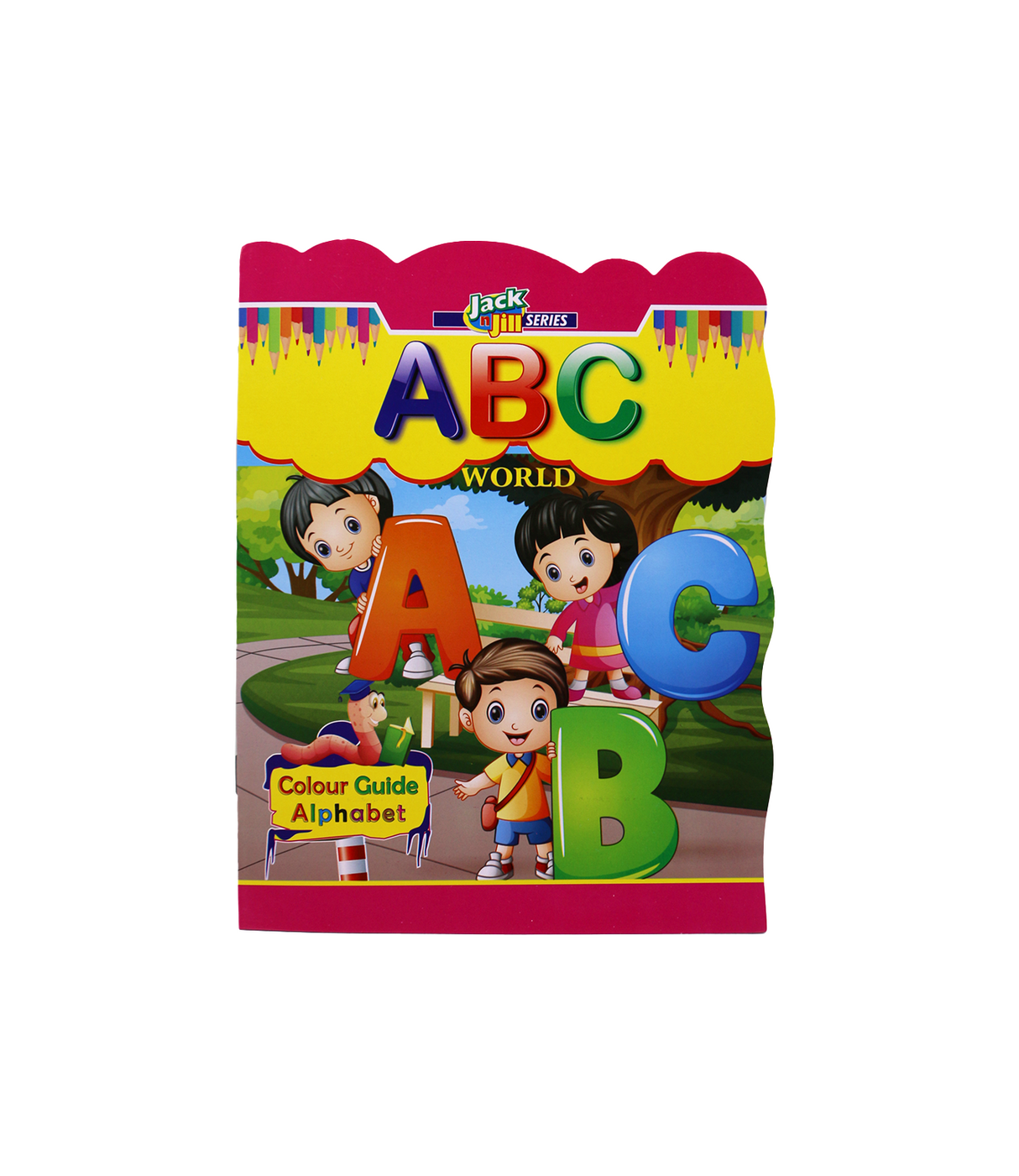 jack n jill abc world colouring book