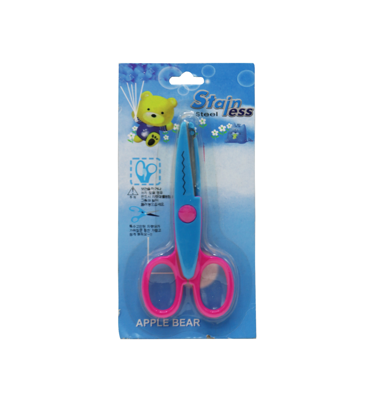 stainless steel scissors apple bear 2306