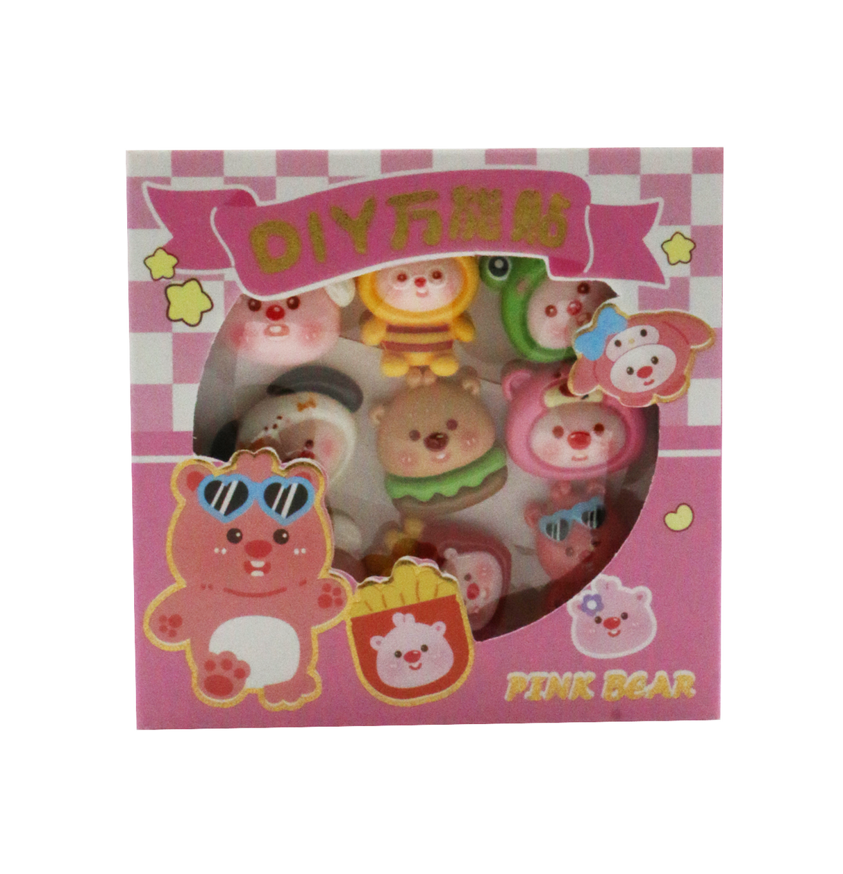 art decoration piink bear dh-6786