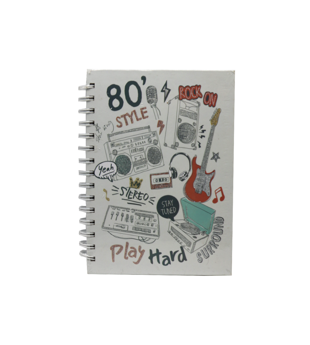 ring notebook a5 80 style play hard 909-35