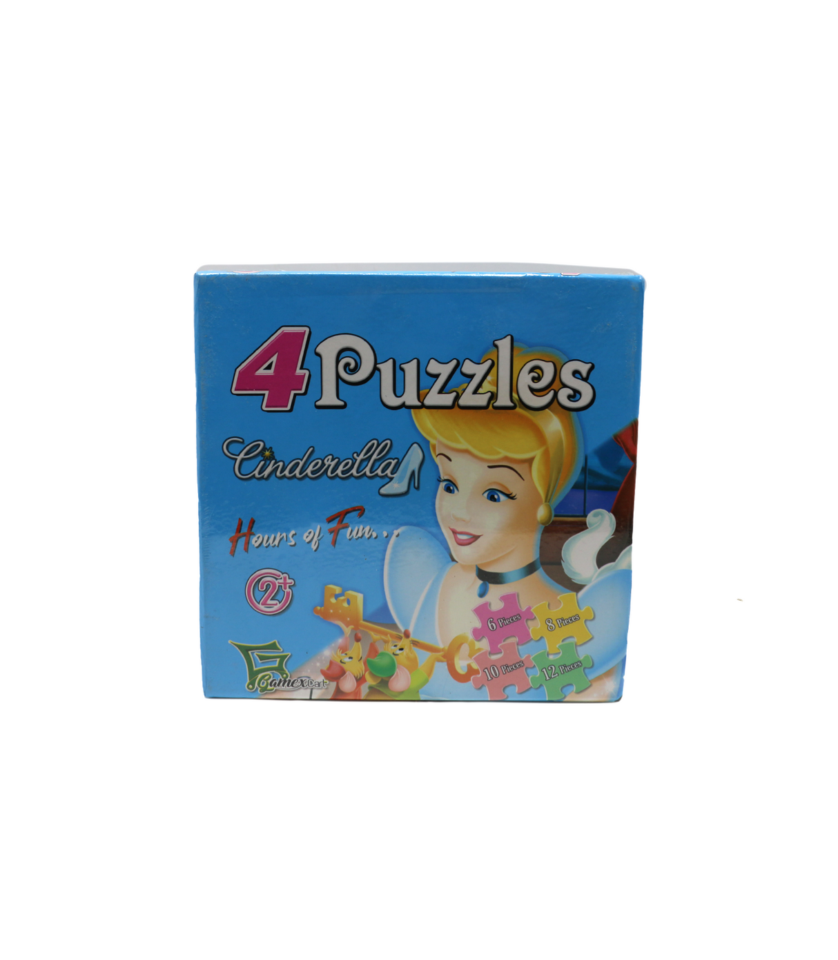 4 puzzles in 1 box cinderella learning activity age 2+ 8523