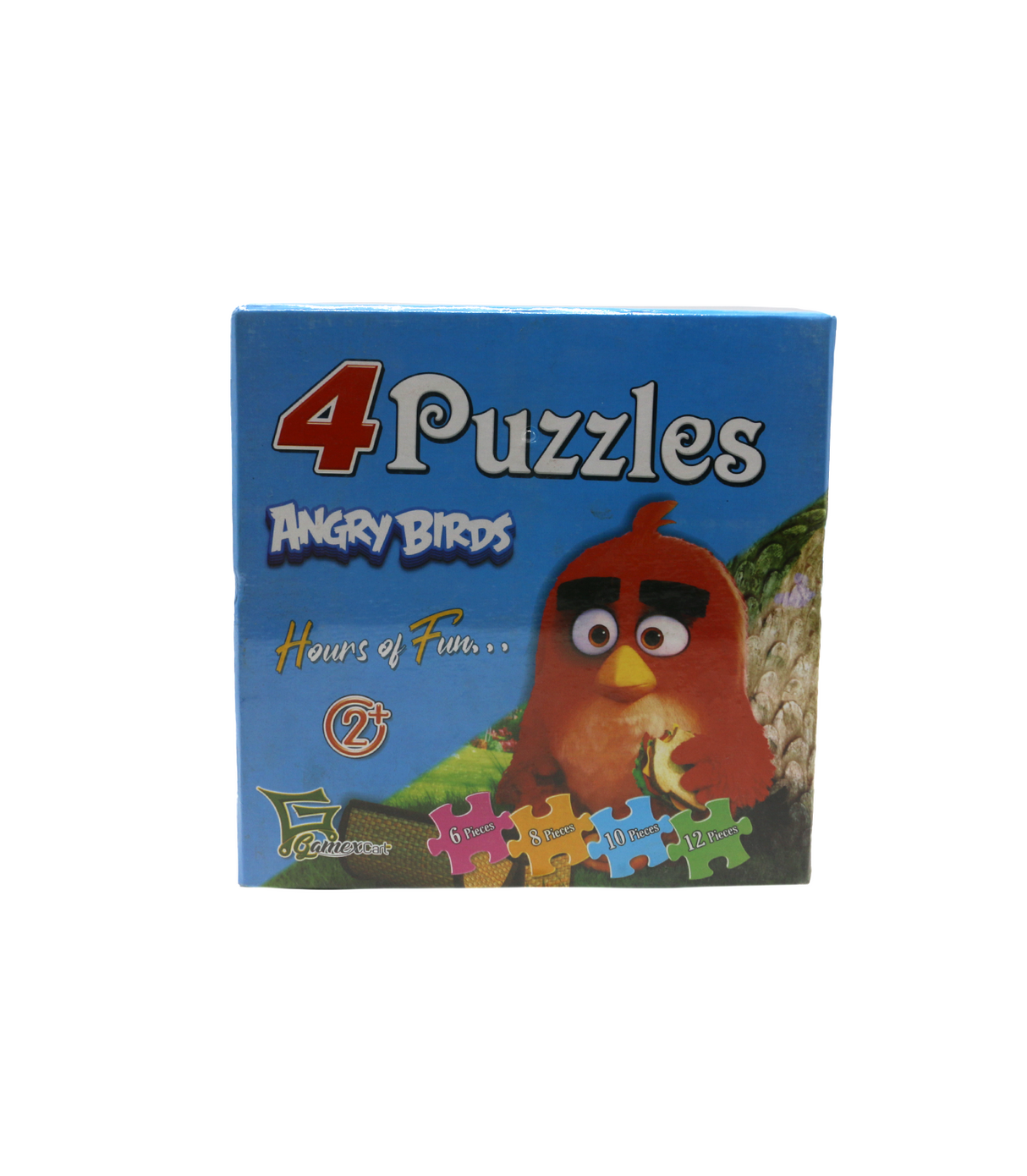 4 puzzles in 1 box angry birds learning activity age 2+ 8509