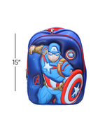 school bag 15" nobel captain america for kids