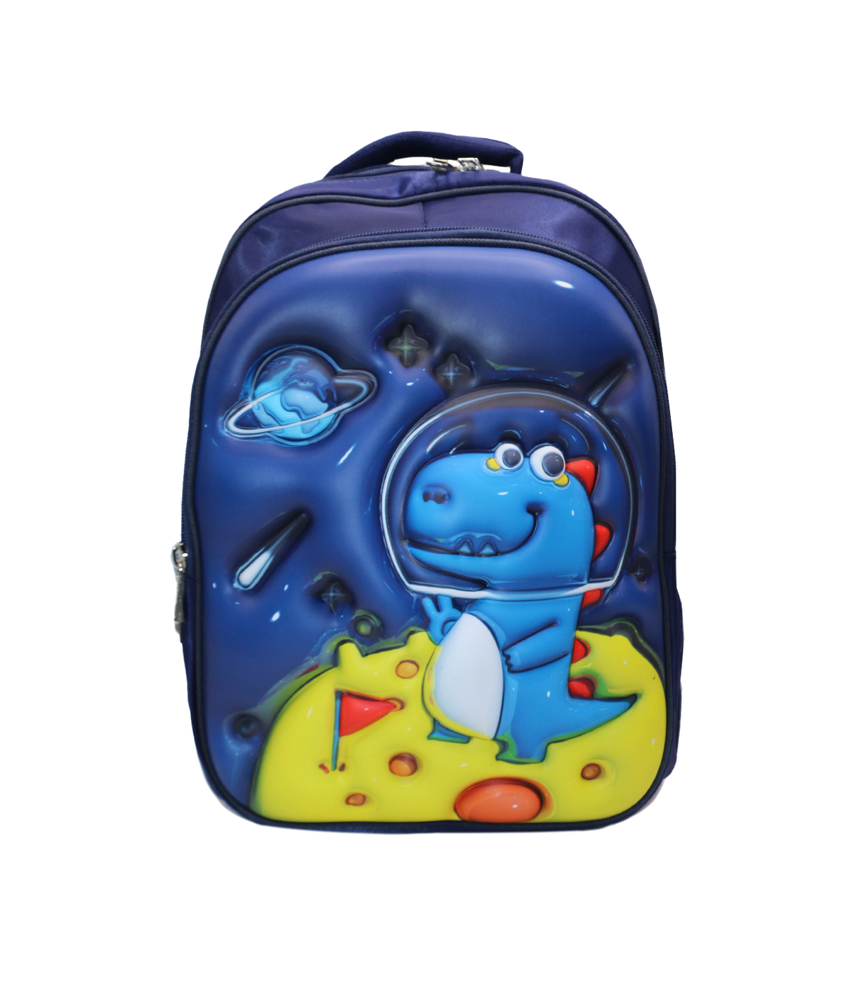 school bag 15" nobel dino blue for kids