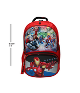 school bag 17" iron man