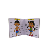 jack n jill reading book body parts & vehicles