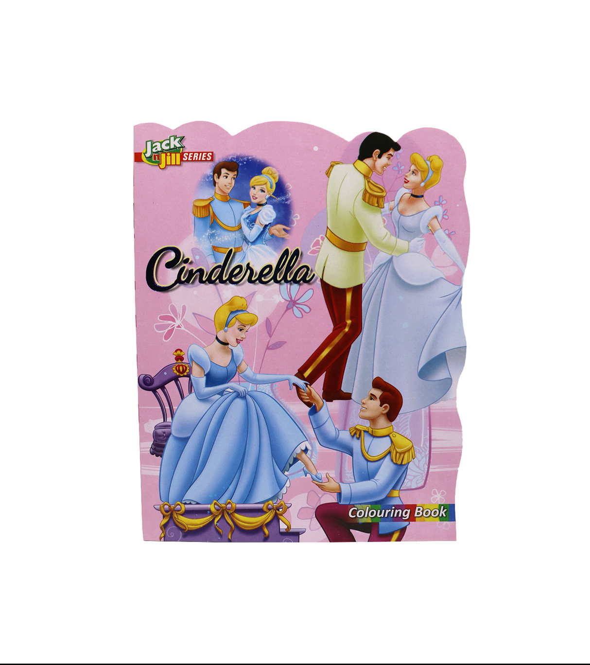 jack n jill cinderella colouring book for girls