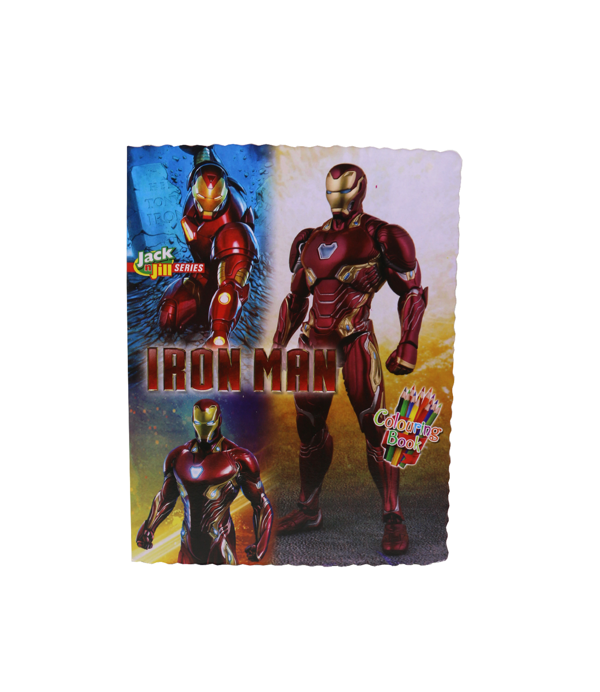 jack n jill iron man colouring book