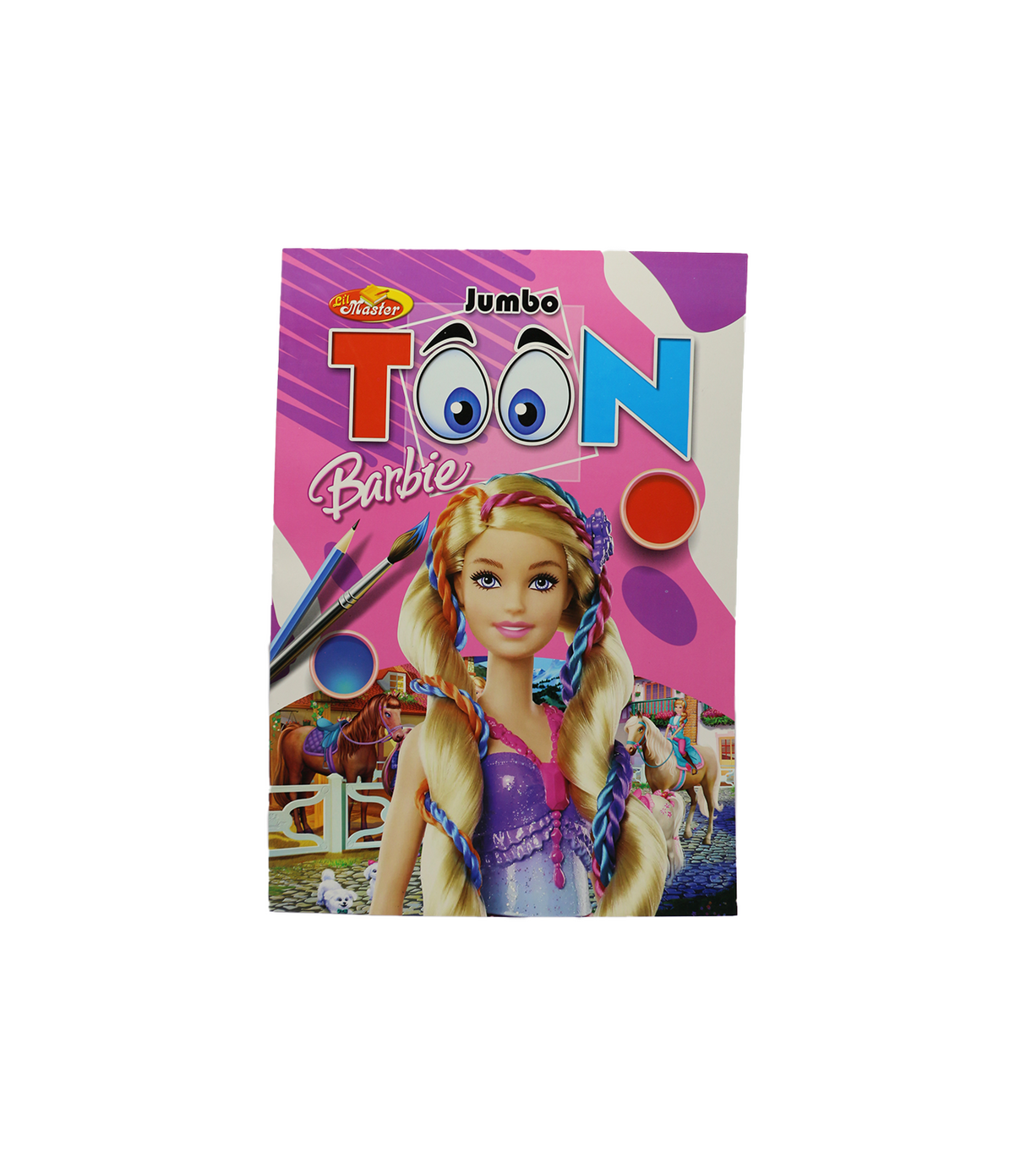 jumbo toon coloring book barbie 0047-1