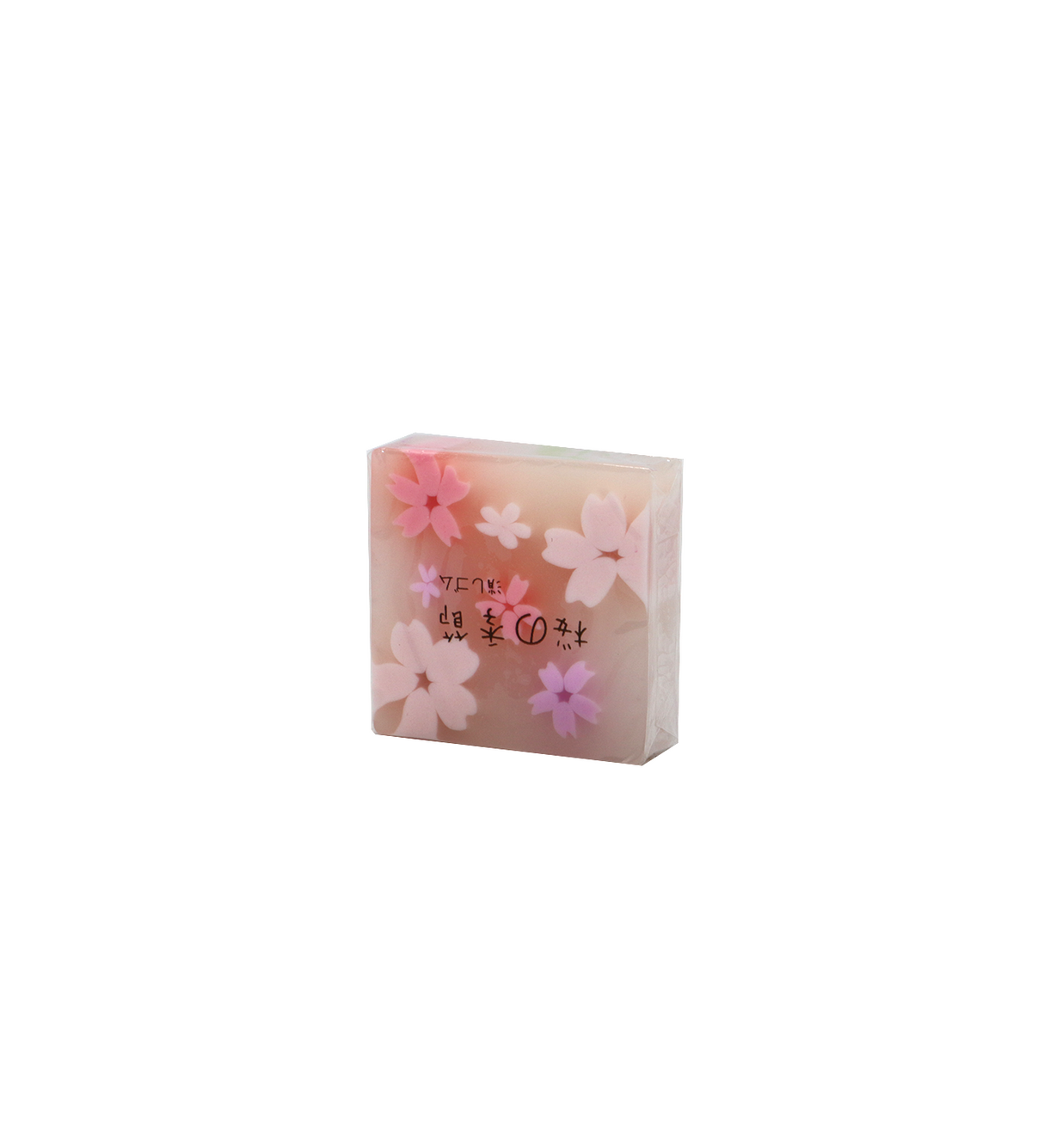 jelly eraser with pink flowers 2011