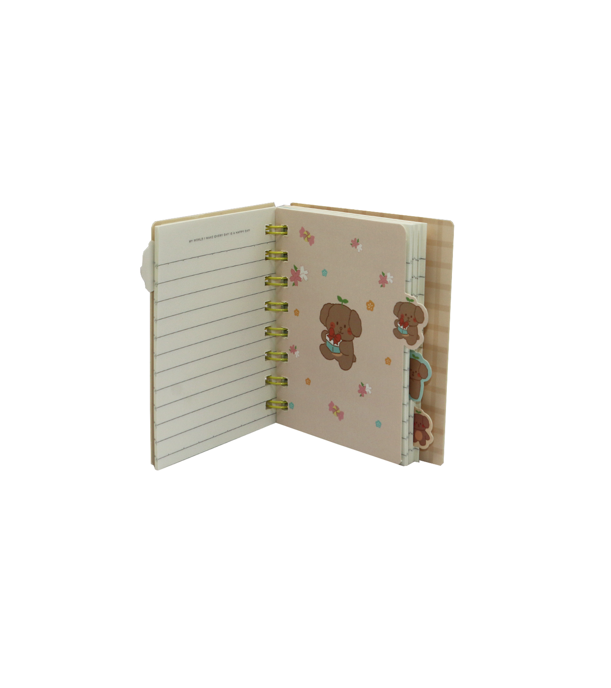 ring notebook bear party a7 205