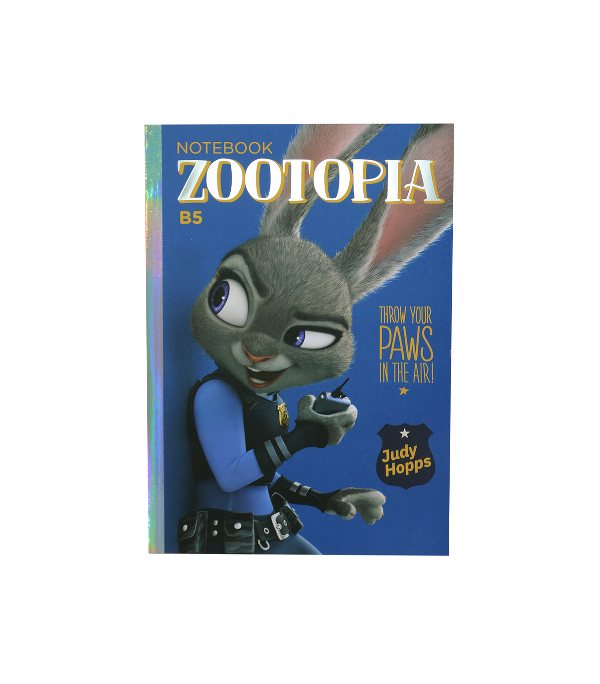 notebook b5 rabbit zootopia throw your paws in the air dsnro2099