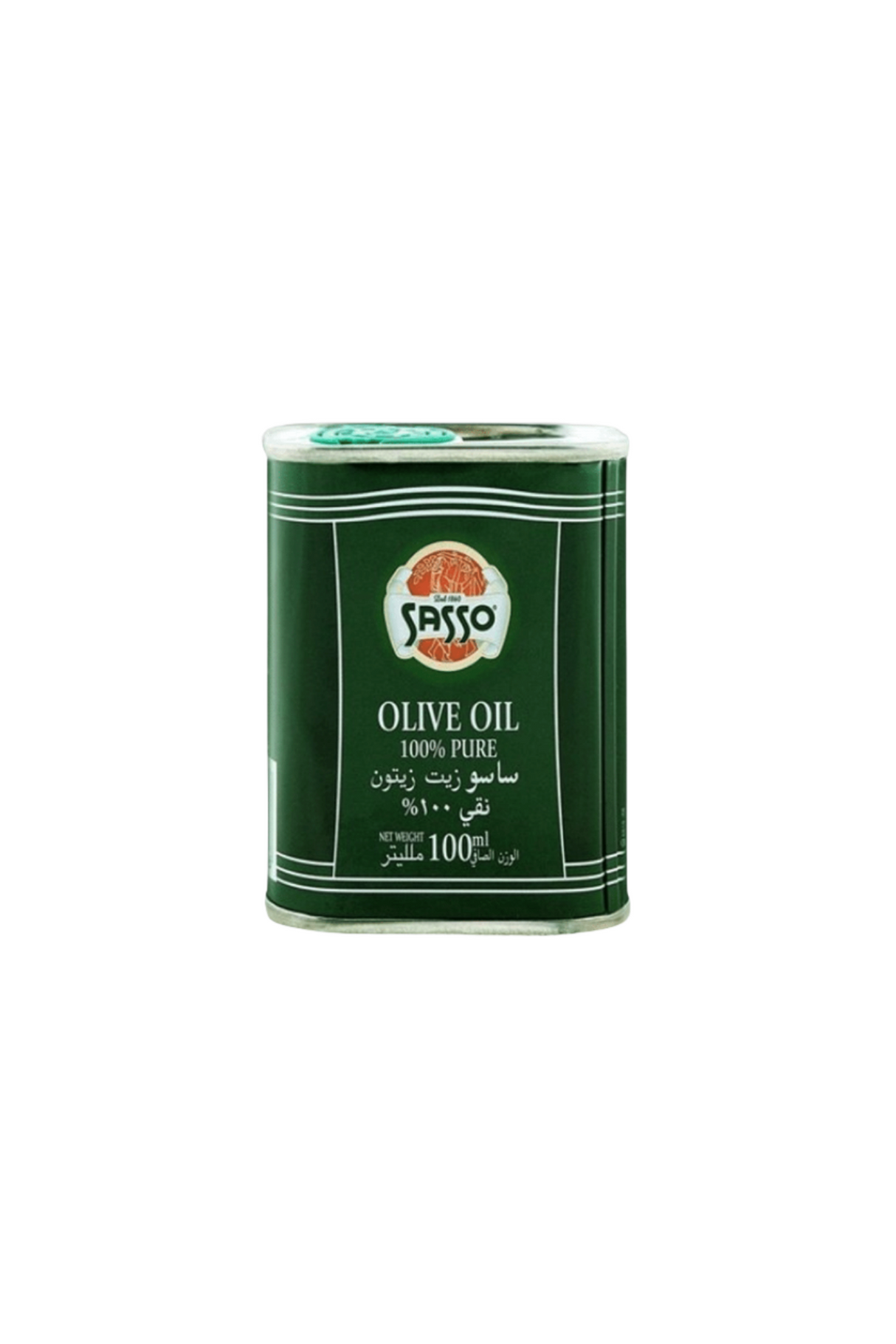 sasso olive oil pure 100ml tin