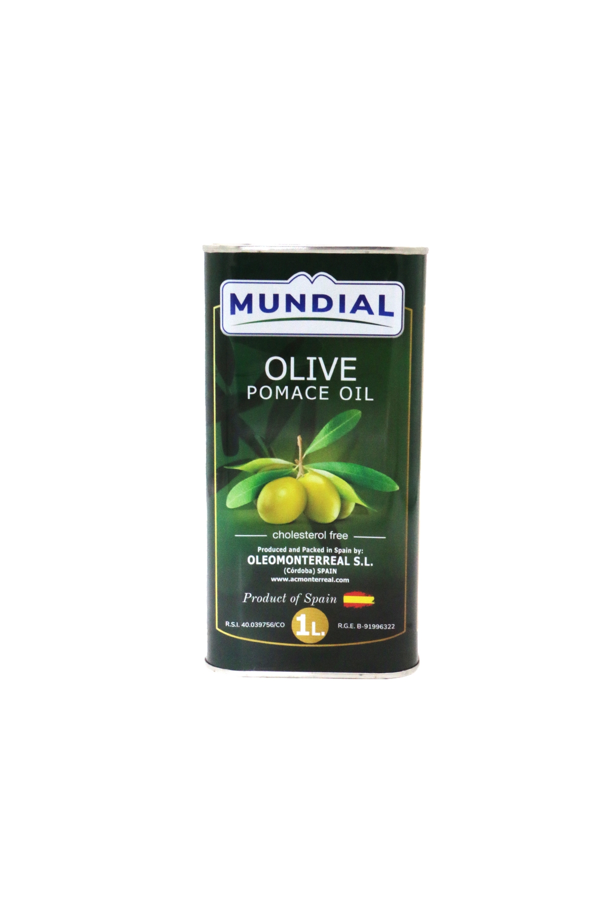 mundial olive oil pomace 1l tin