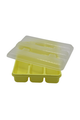 homeket plastic spoon box & lid 3parts pak d314