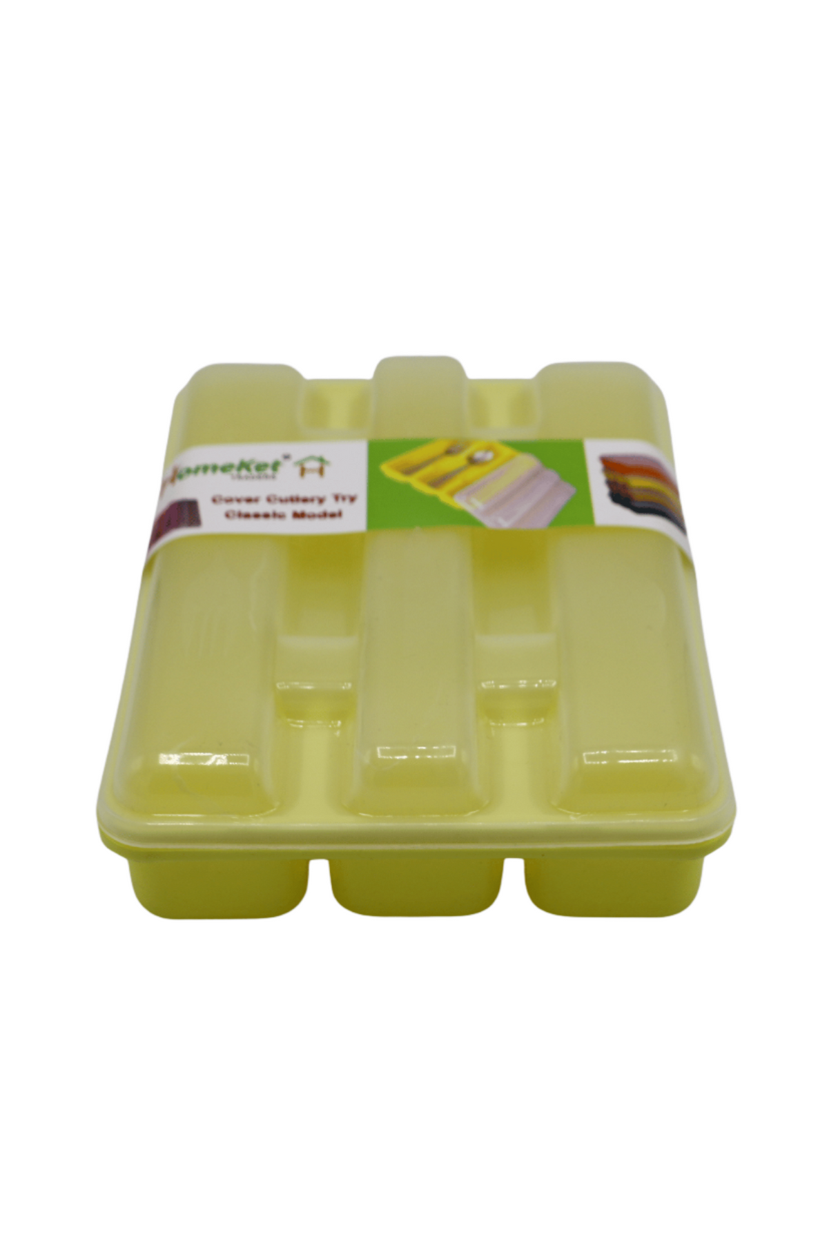 homeket plastic spoon box & lid 3parts pak d314