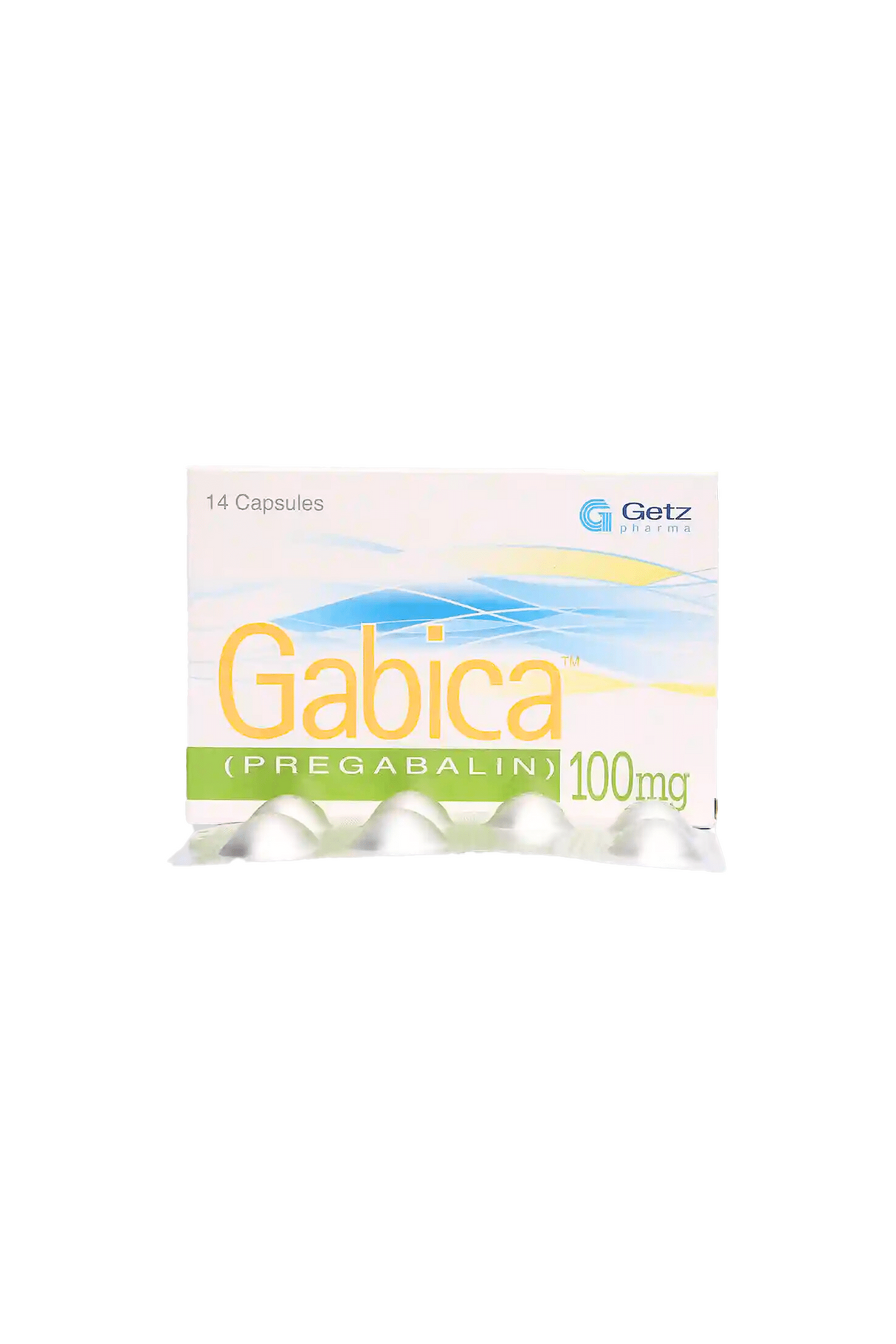 cap gabica 100mg 14s