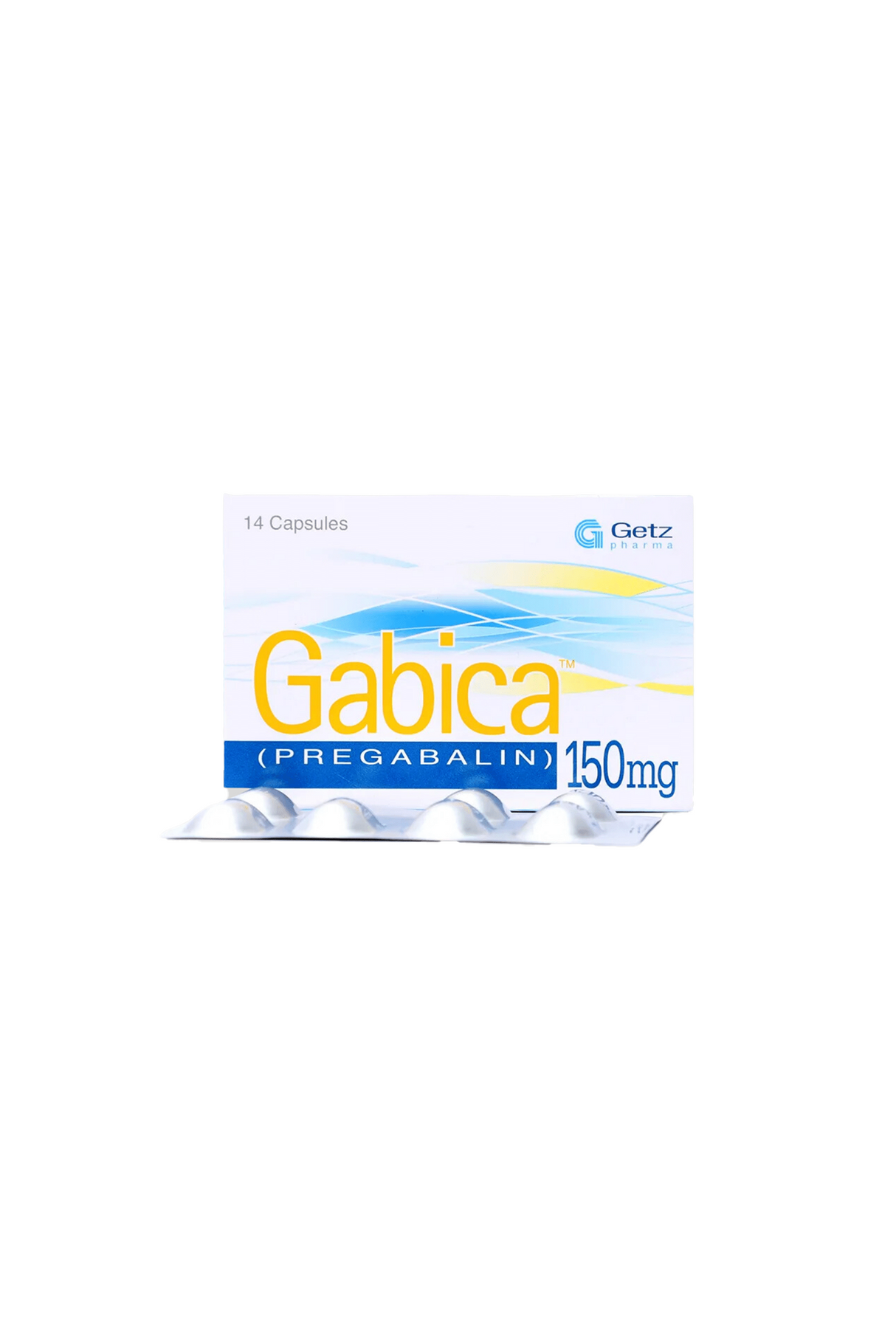 cap gabica 150mg 14s