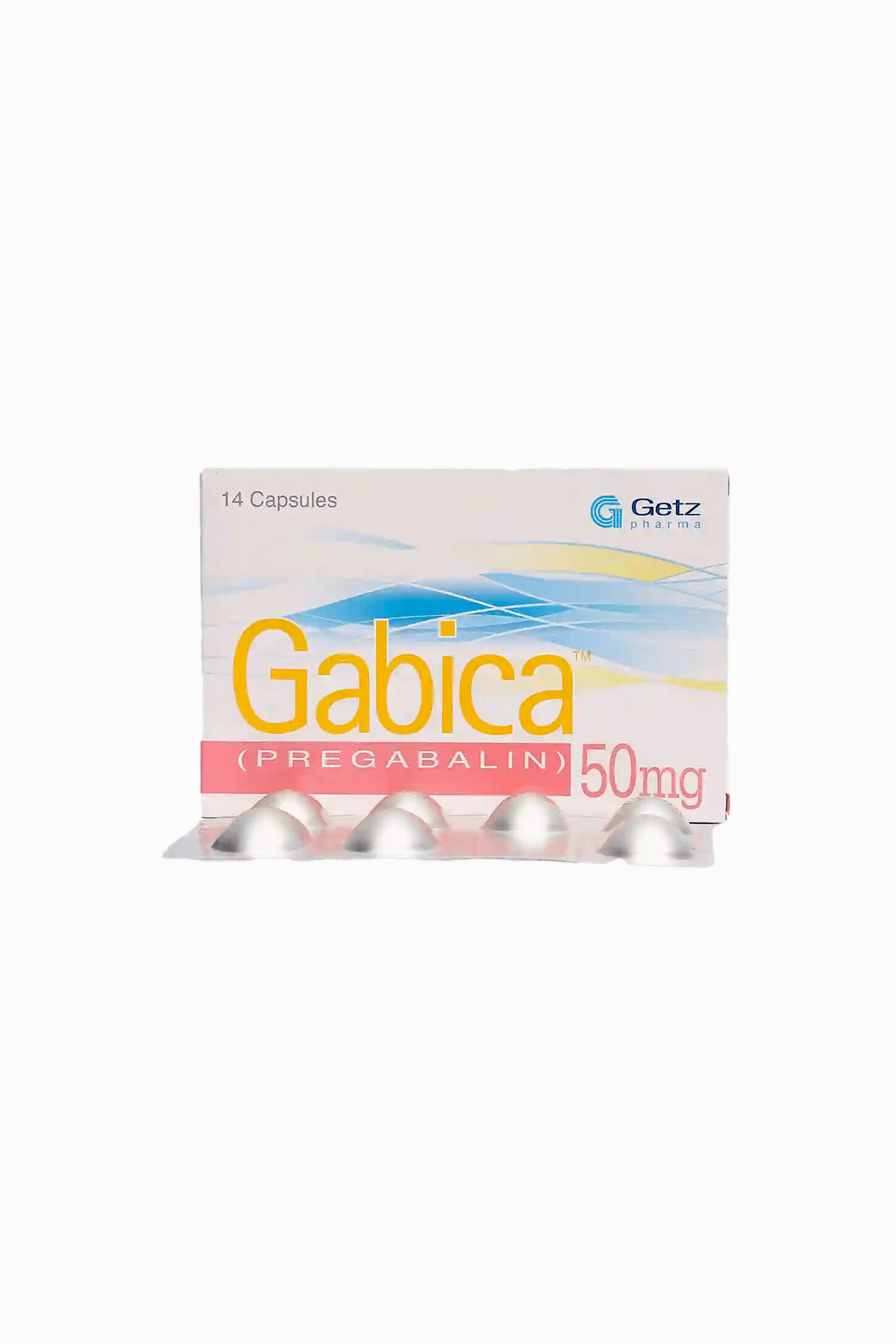 cap gabica 50mg 14s