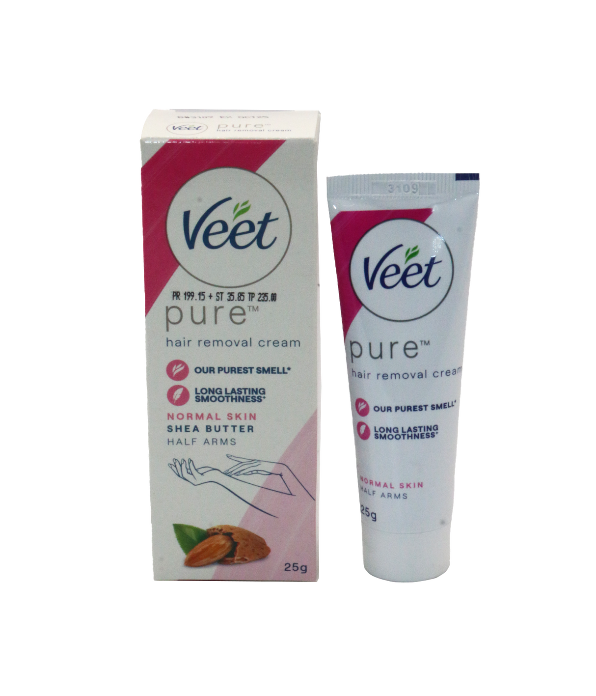 veet pure normal skin hair removal 25g