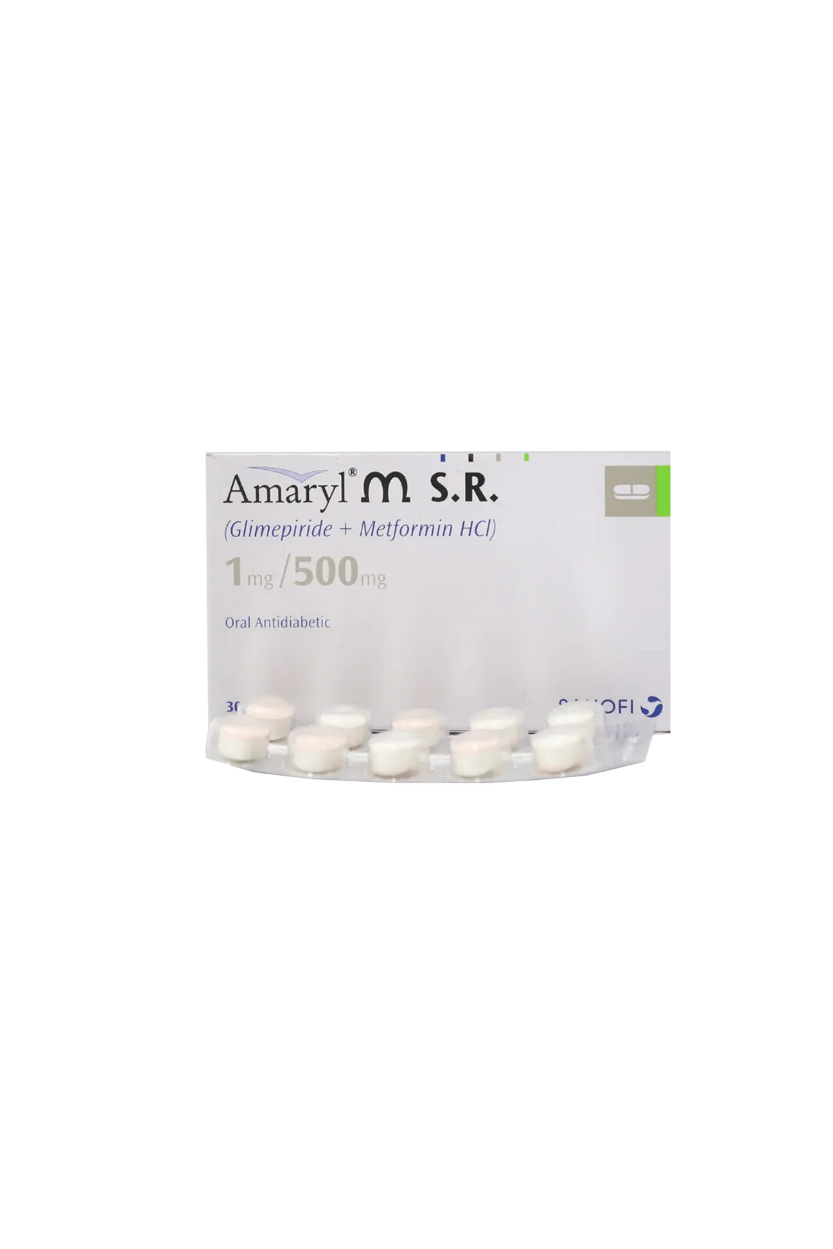 tab amaryl msr 1/500mg 30s sanofi