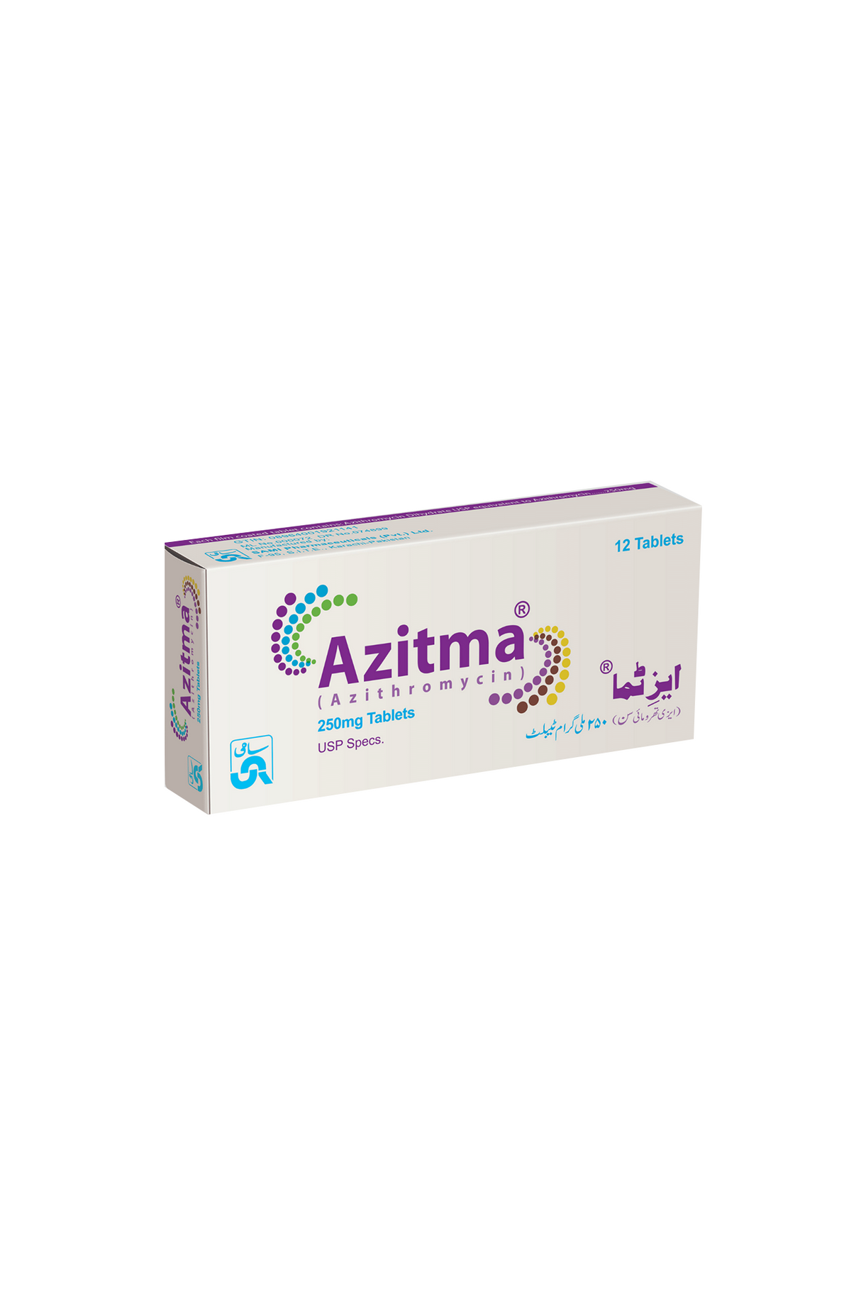 tab azitma 250mg 12s