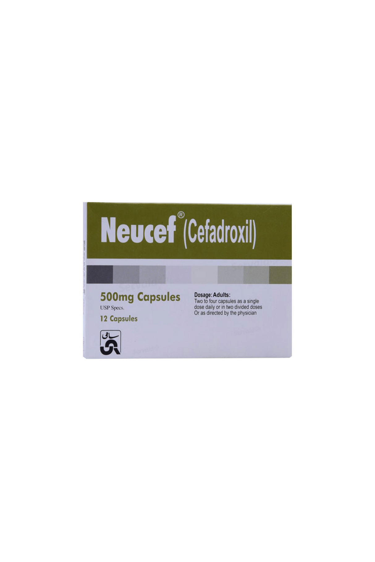 cap neucef 500mg 12s