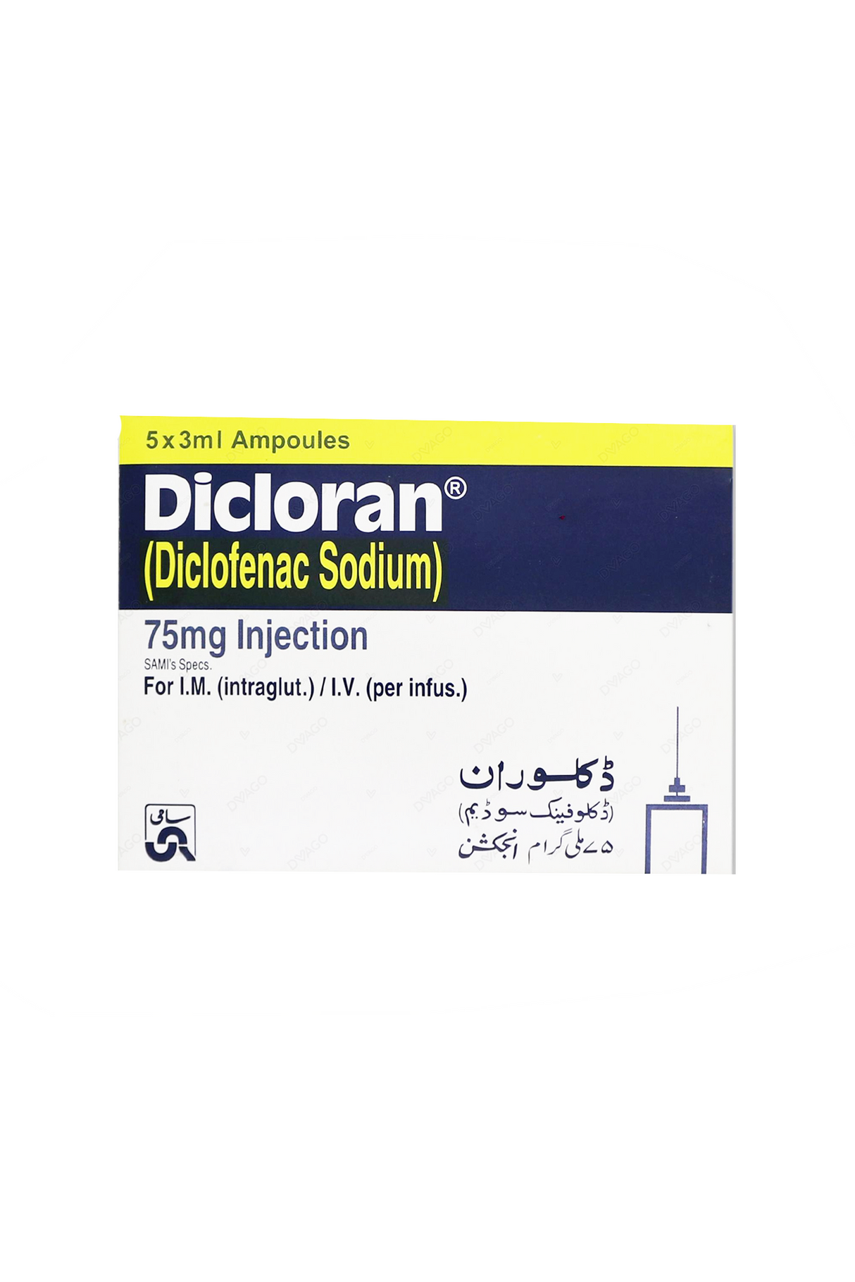 inj dicloran 75mg im 3ml 5s