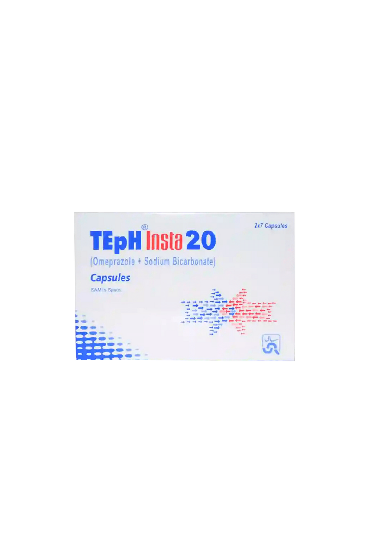 cap teph insta 20mg 14s