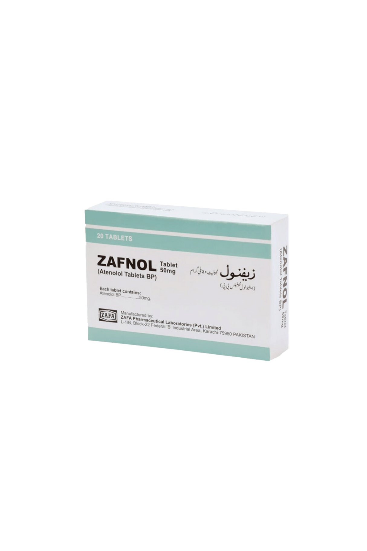 tab zafnol 50mg 20s