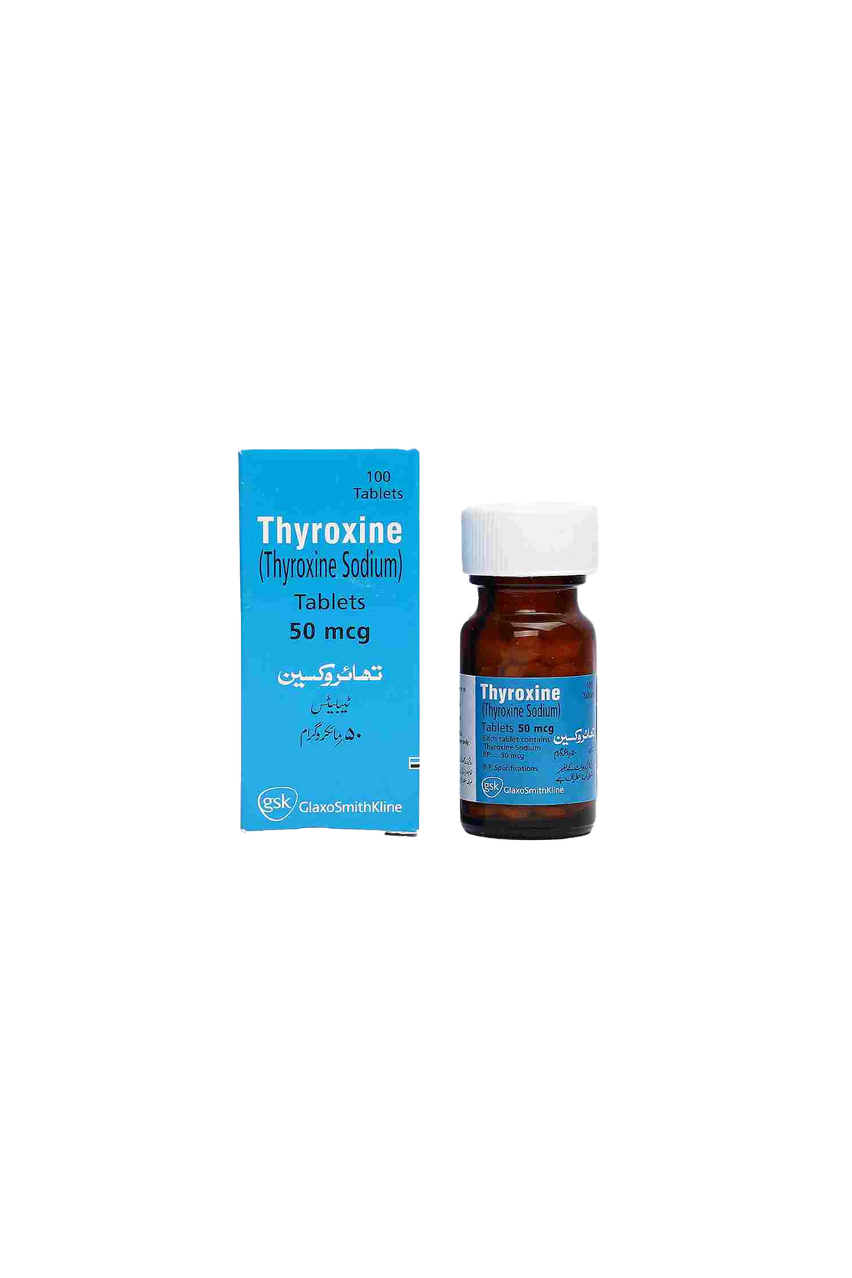 tab thyroxine 50mcg 100t 1s gsk