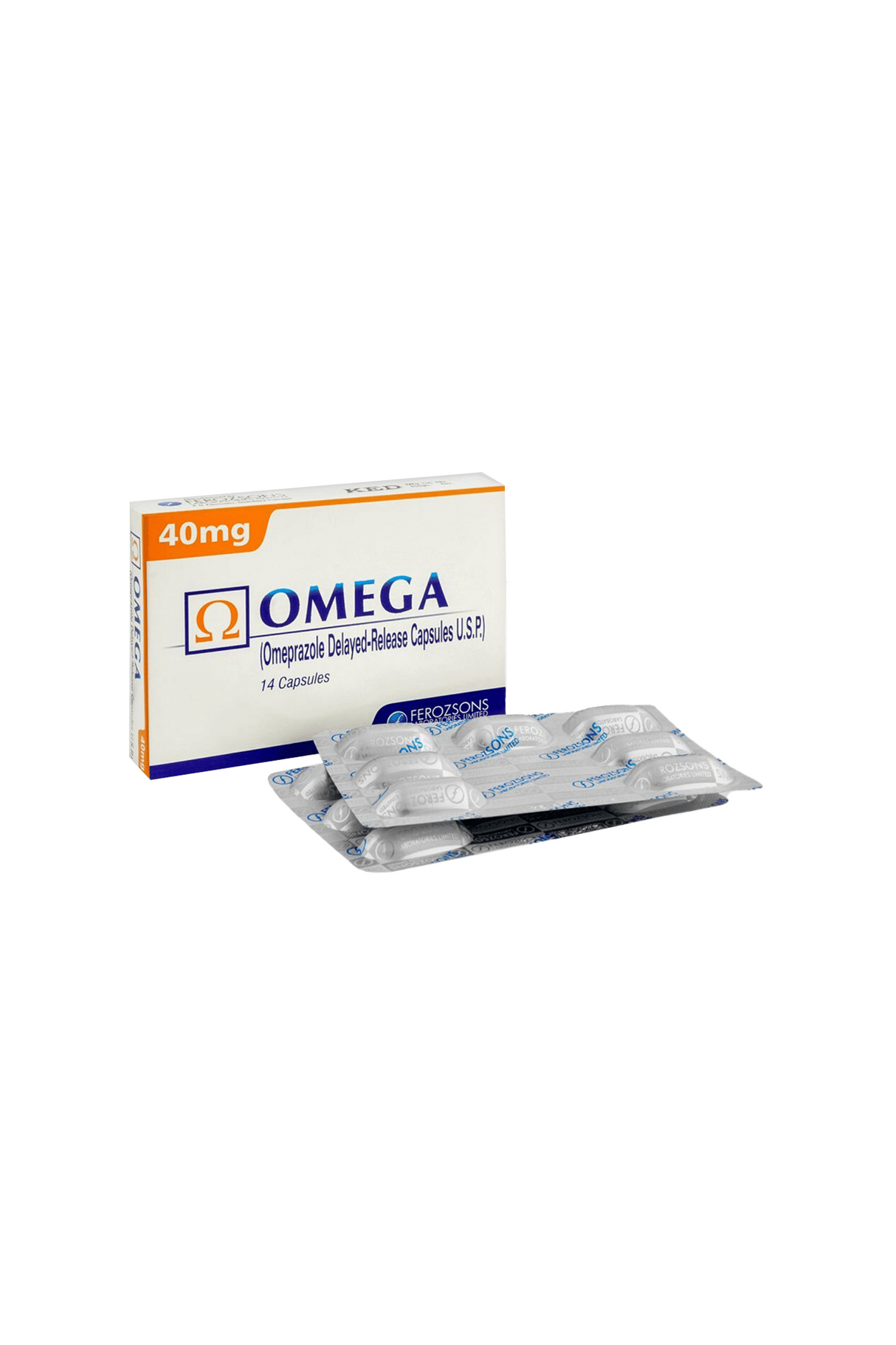 cap omega 40mg 14s