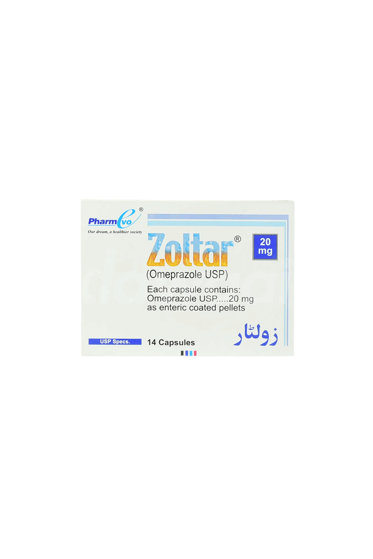 cap zoltar 20mg 14s