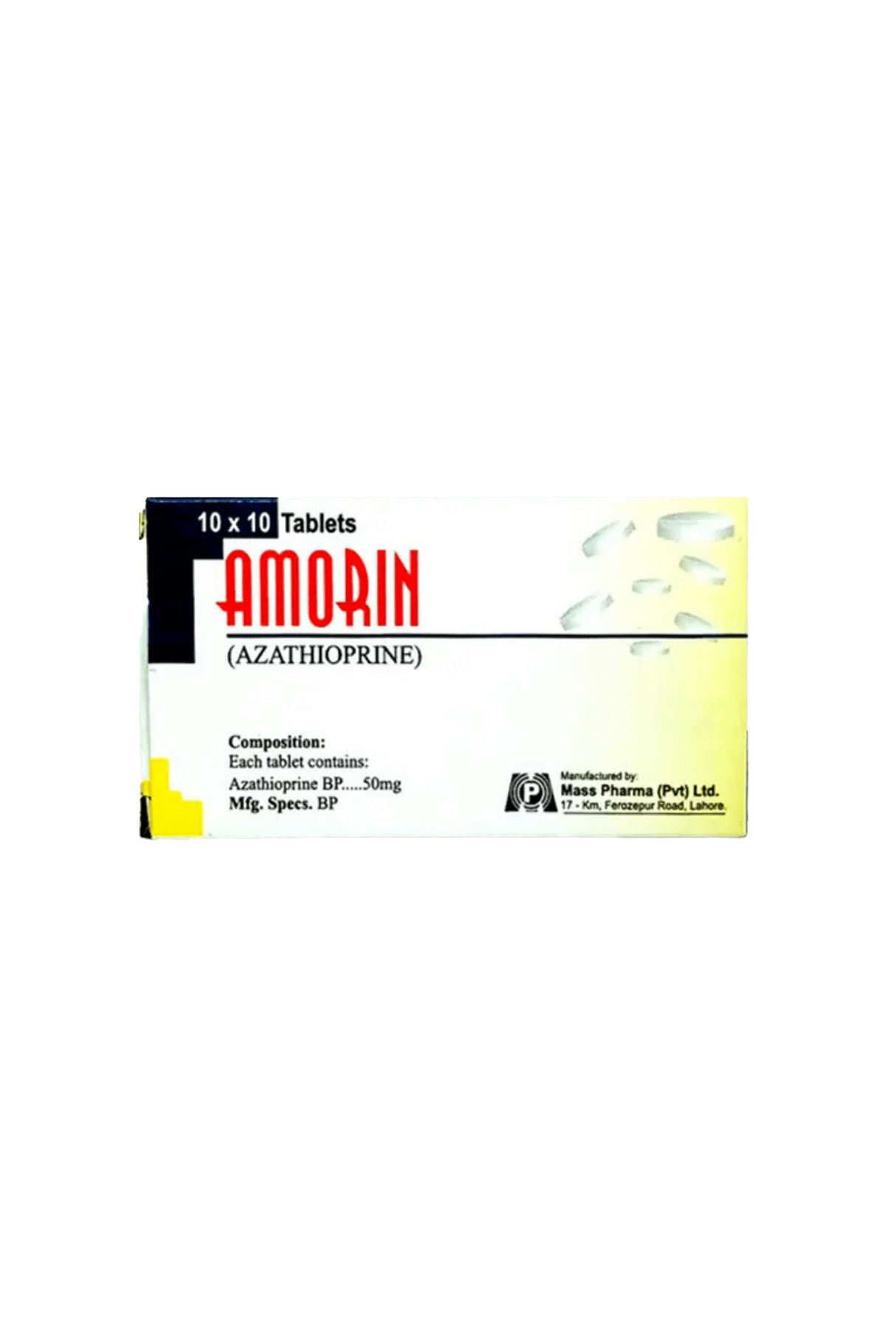 tab amorin 50mg 100s