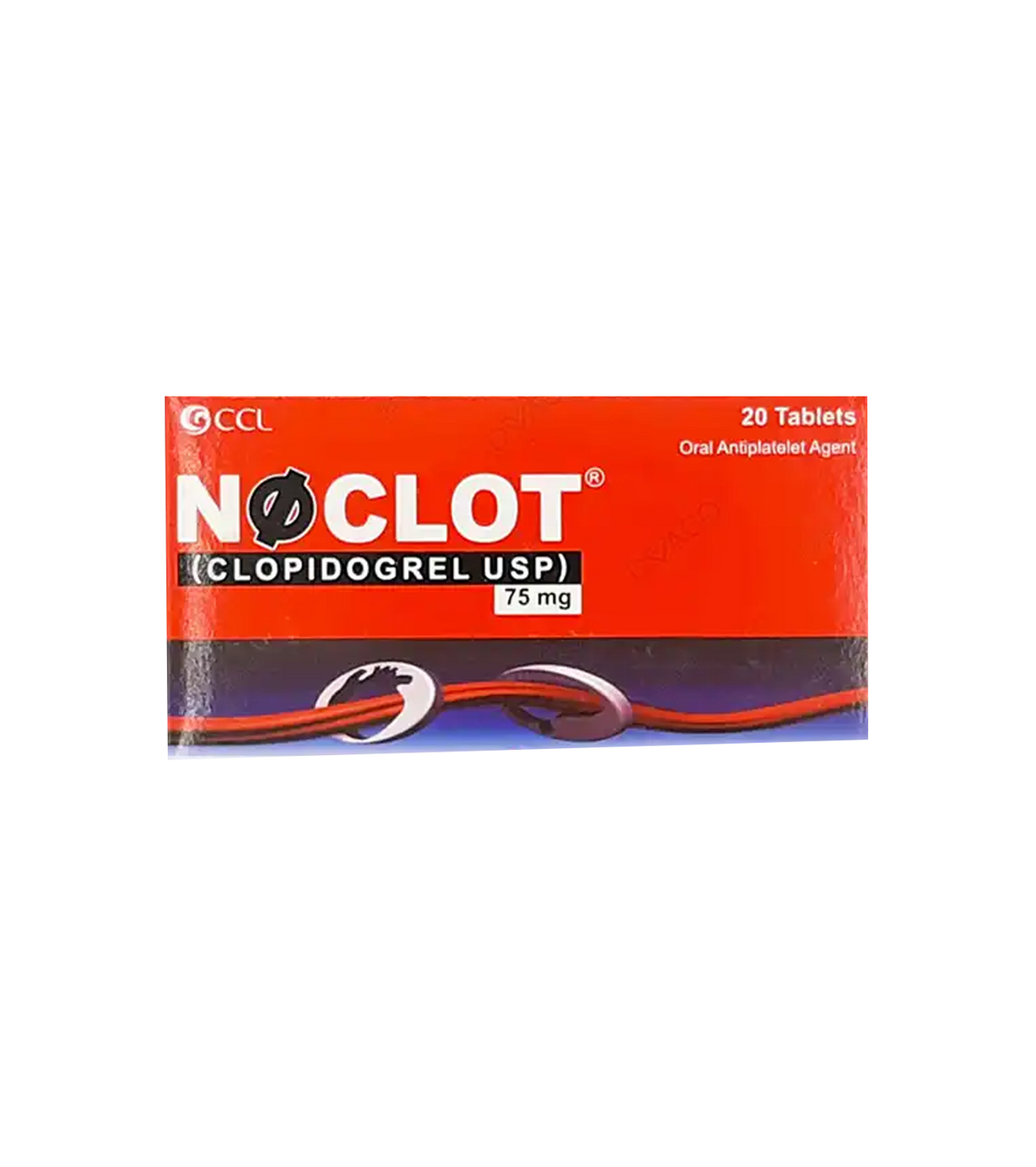 tab noclot 75mg 20s