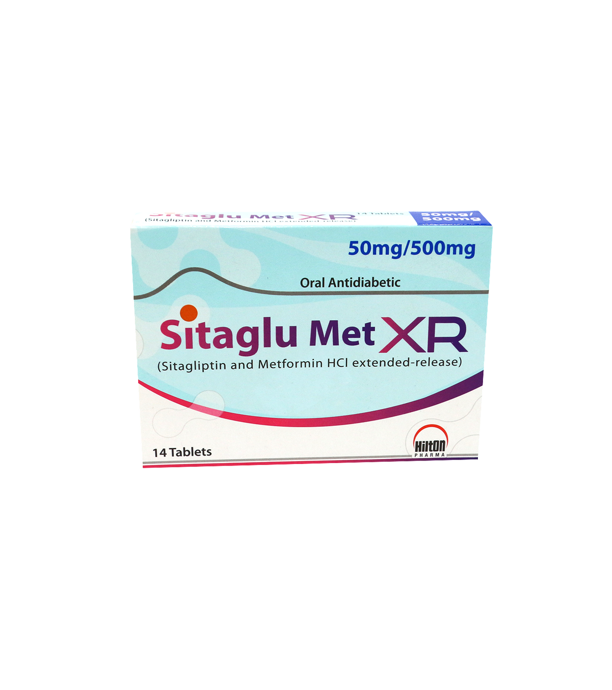 tab sitaglu met xr 50/500mg 14s