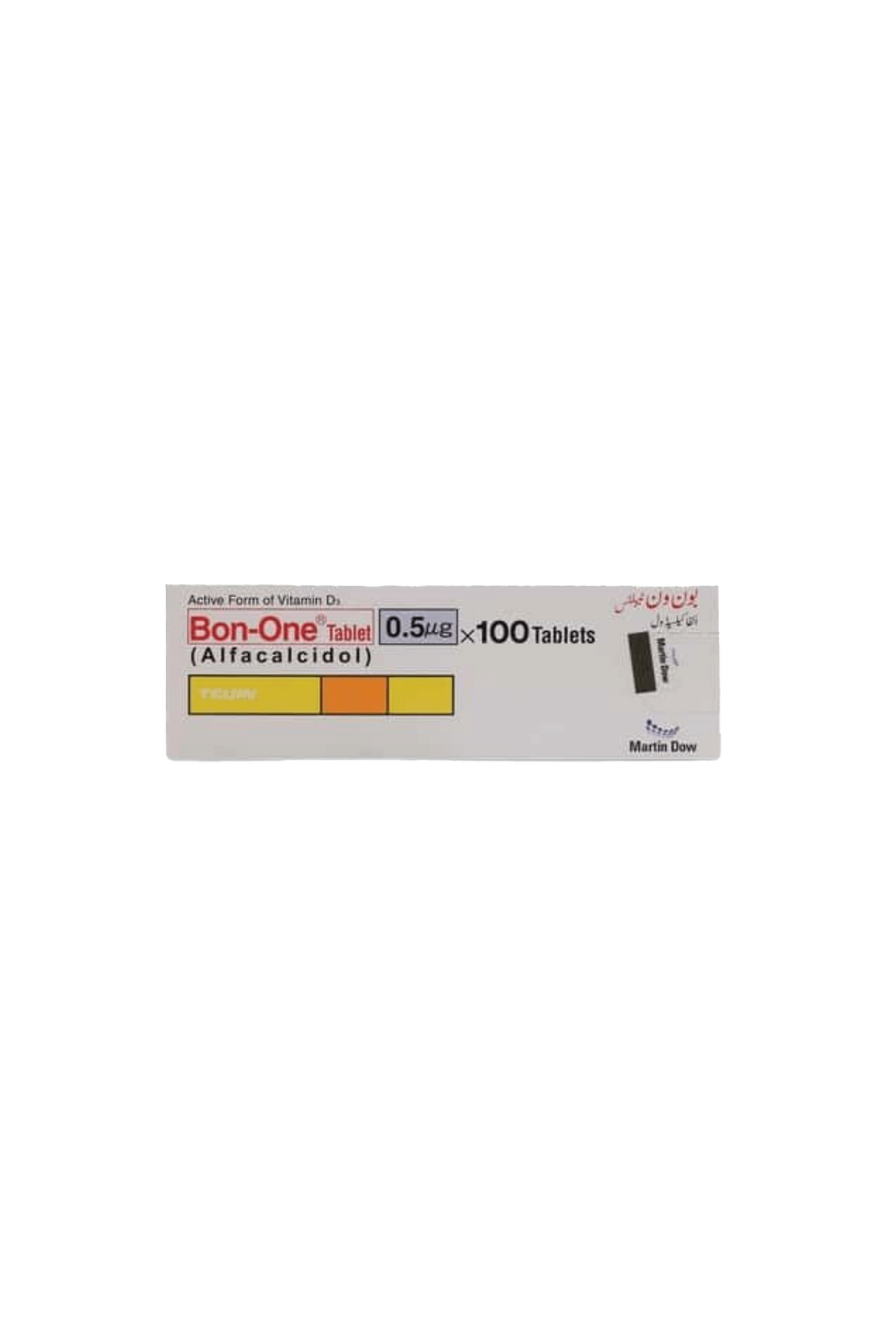 tab bon one 0.5mg 100s martin