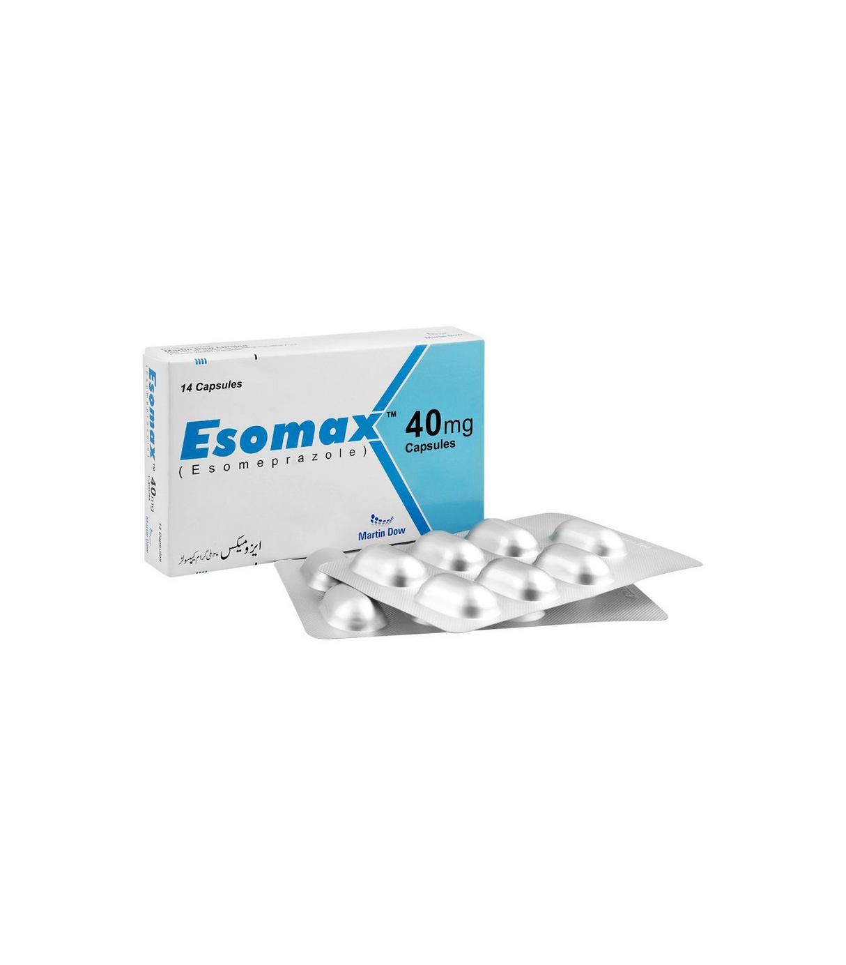 cap esomax 40mg 14s martin