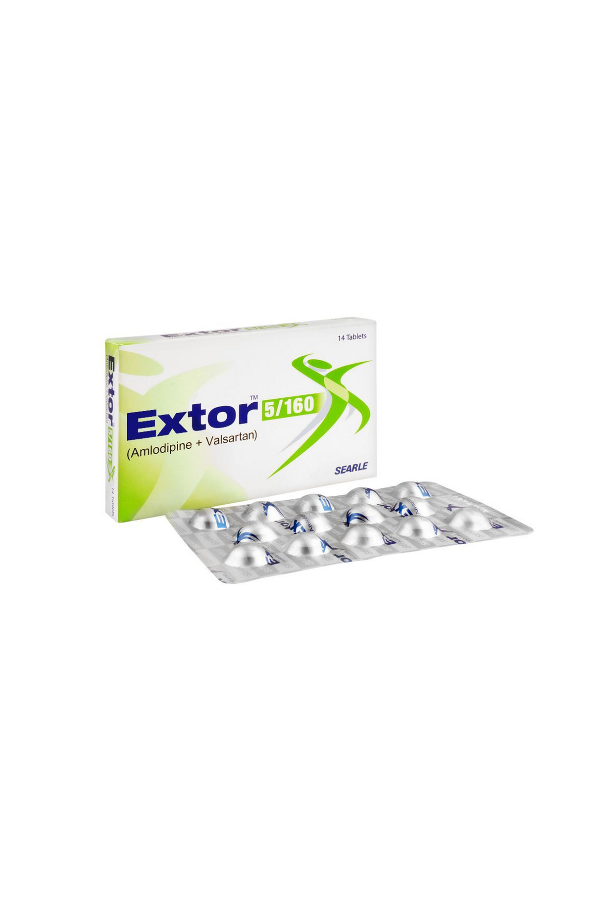 tab extor 5/160mg 14s