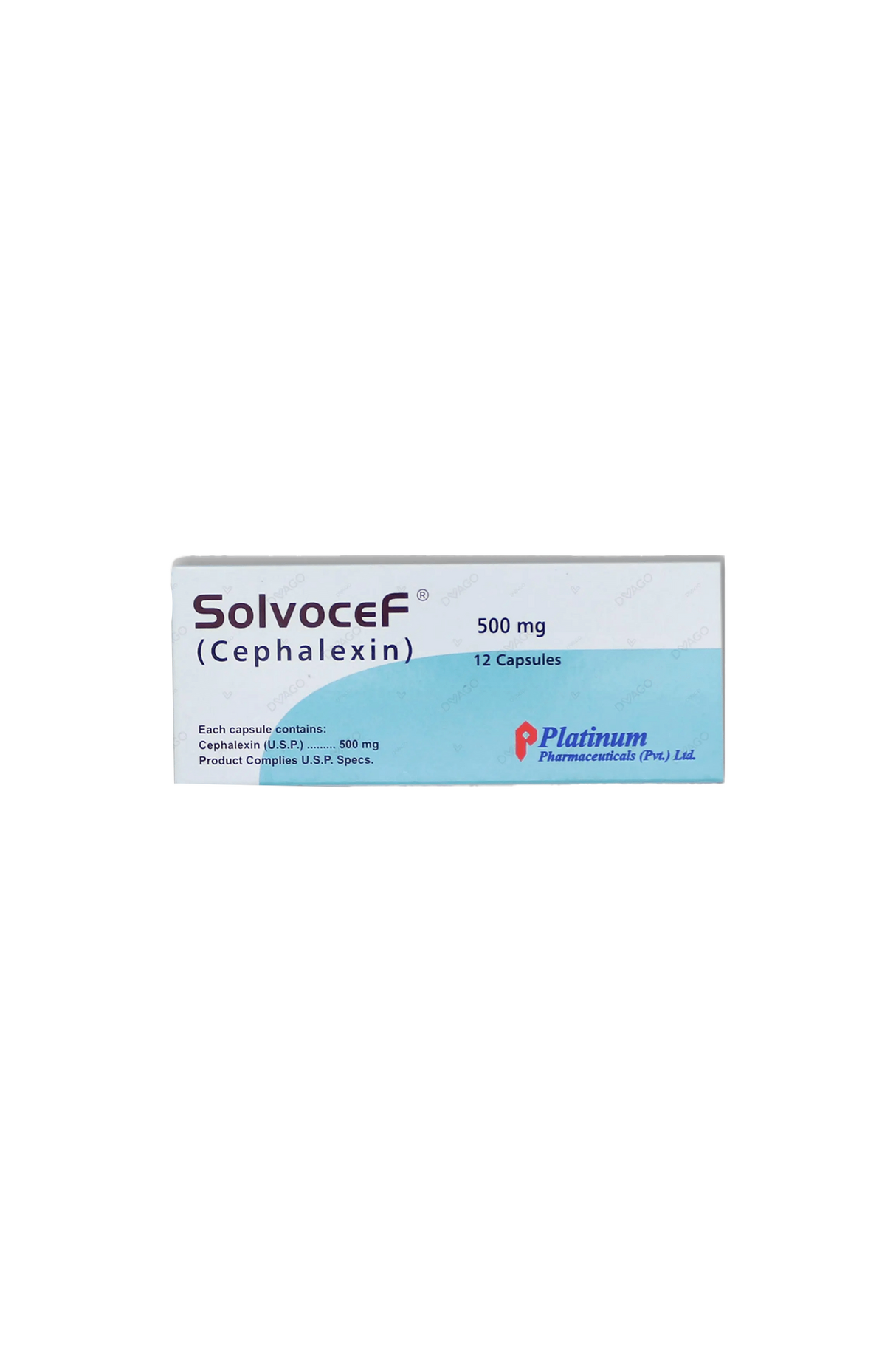 cap solvocef 500mg 12s