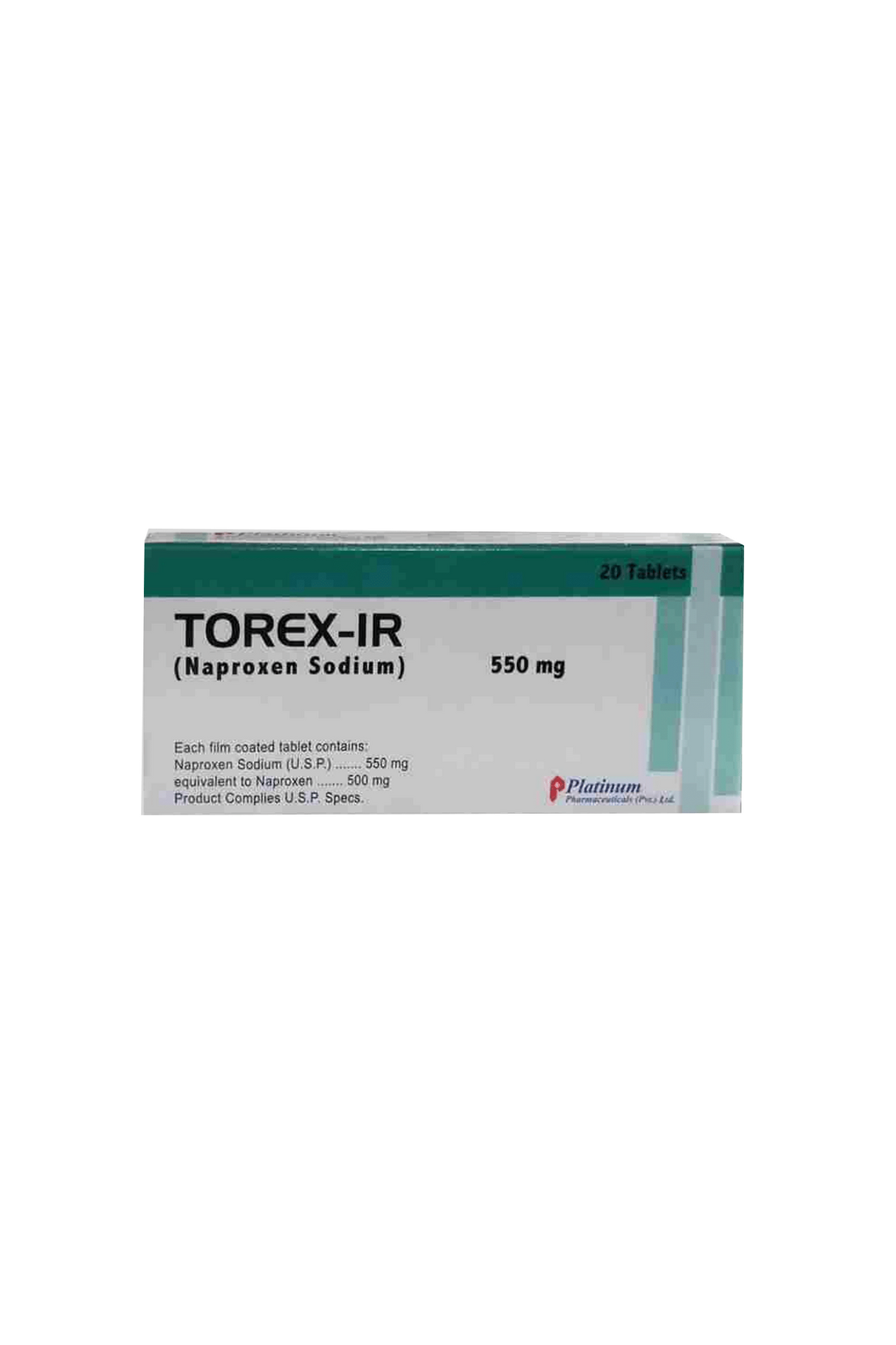 tab torex ir 550mg 20s